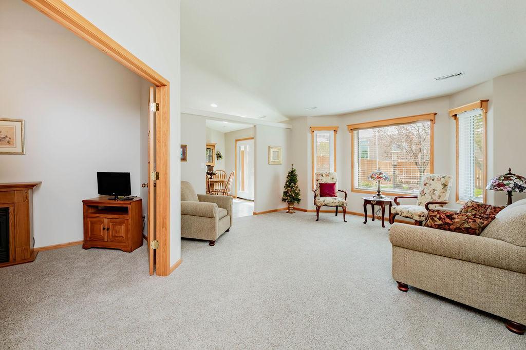 Living Room to Den & Dining, Kitchen