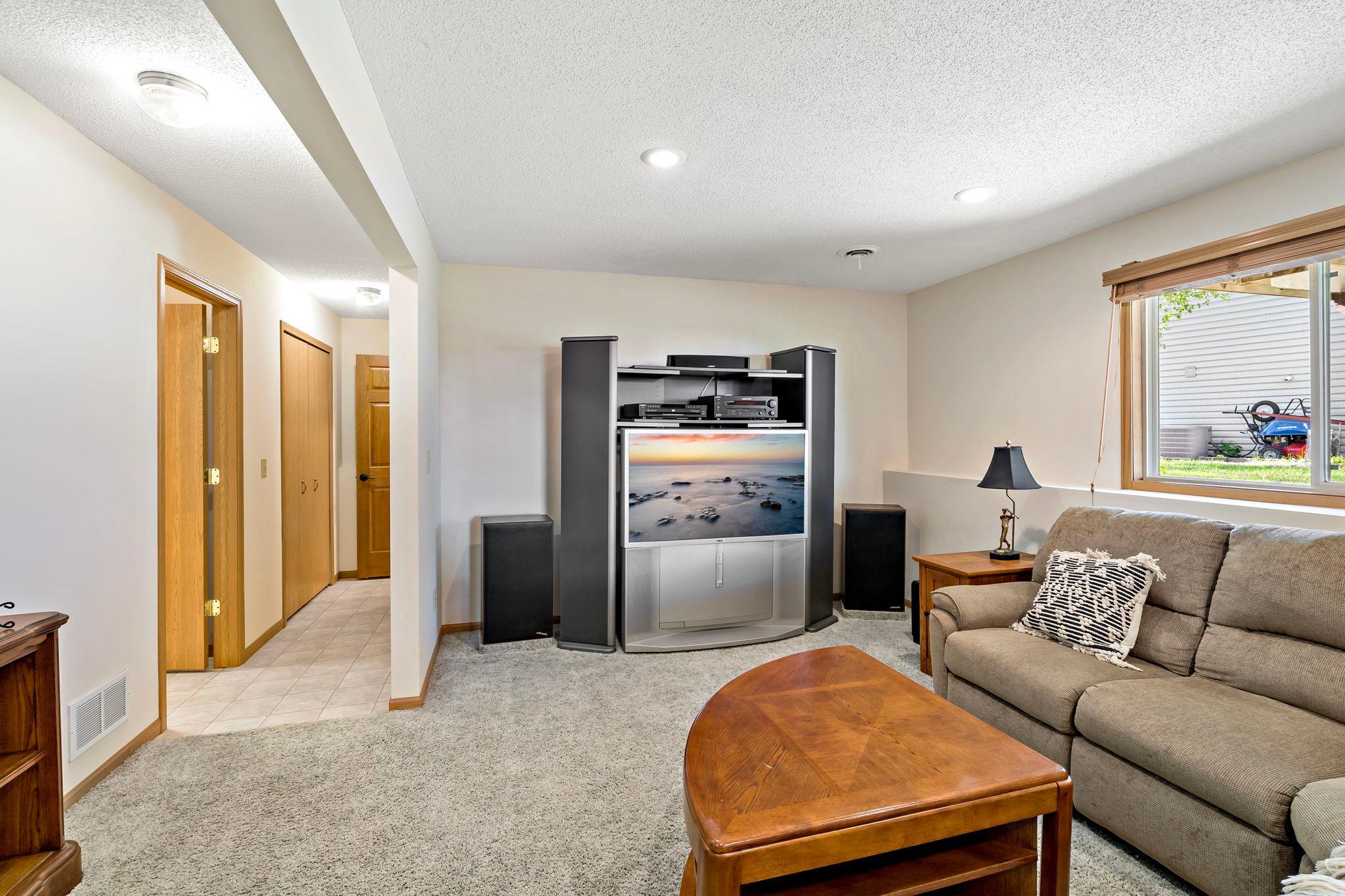 Lower level family room