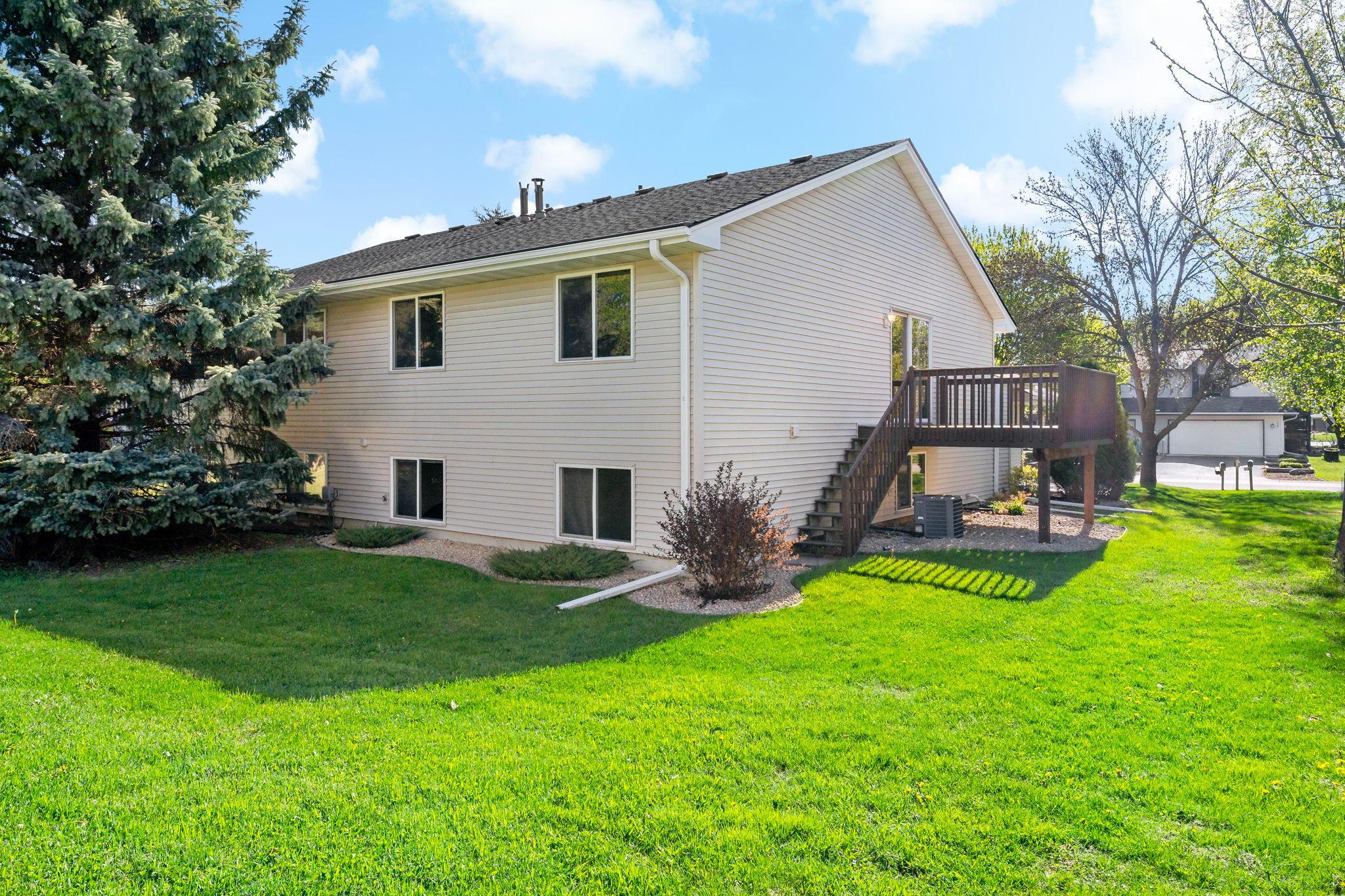 Large backyard