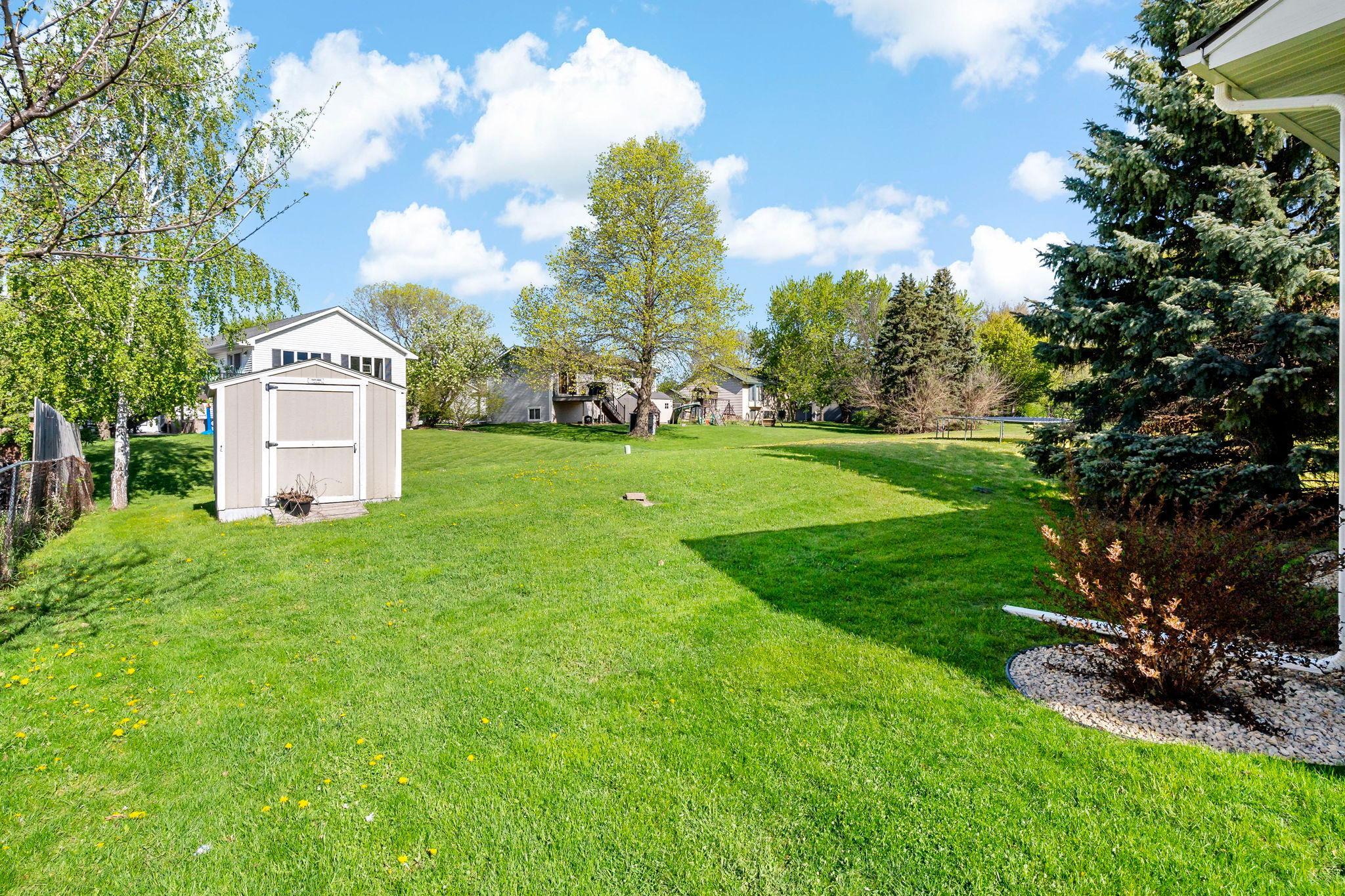 Backyard storage shed
