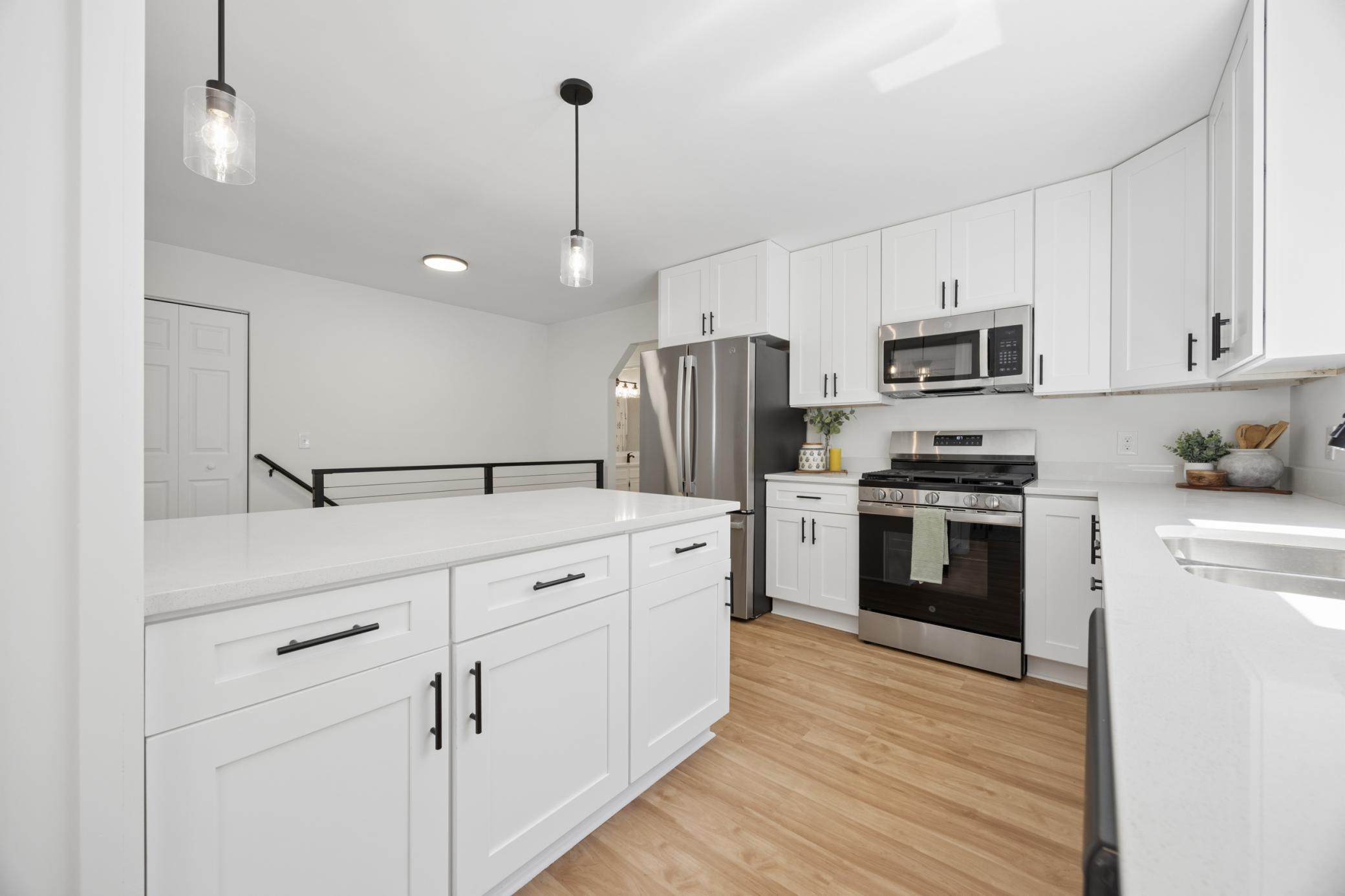 Kitchen facing NE