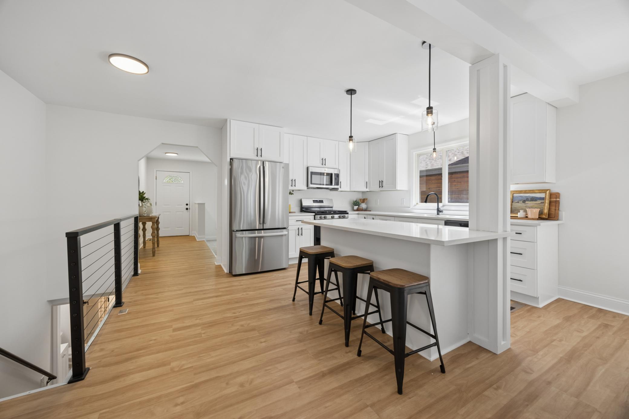 Kitchen facing SE