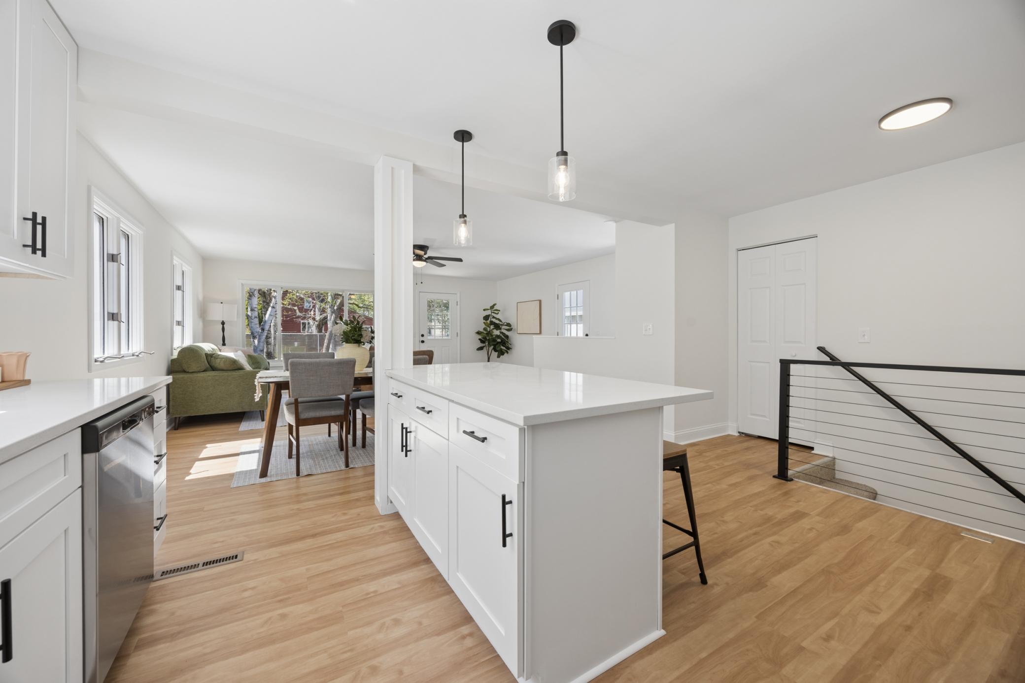 Kitchen facing NW