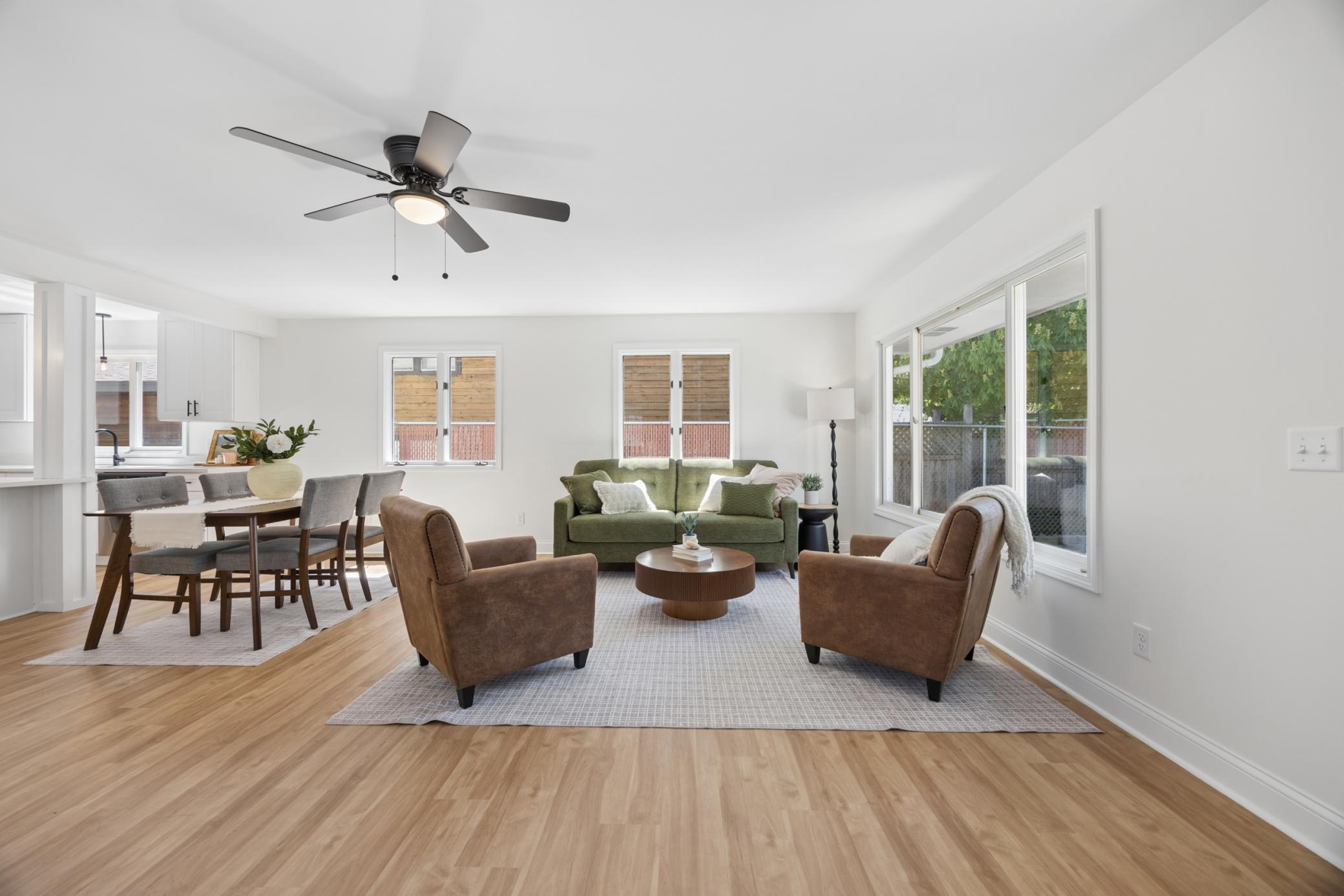 Tons of natural light!