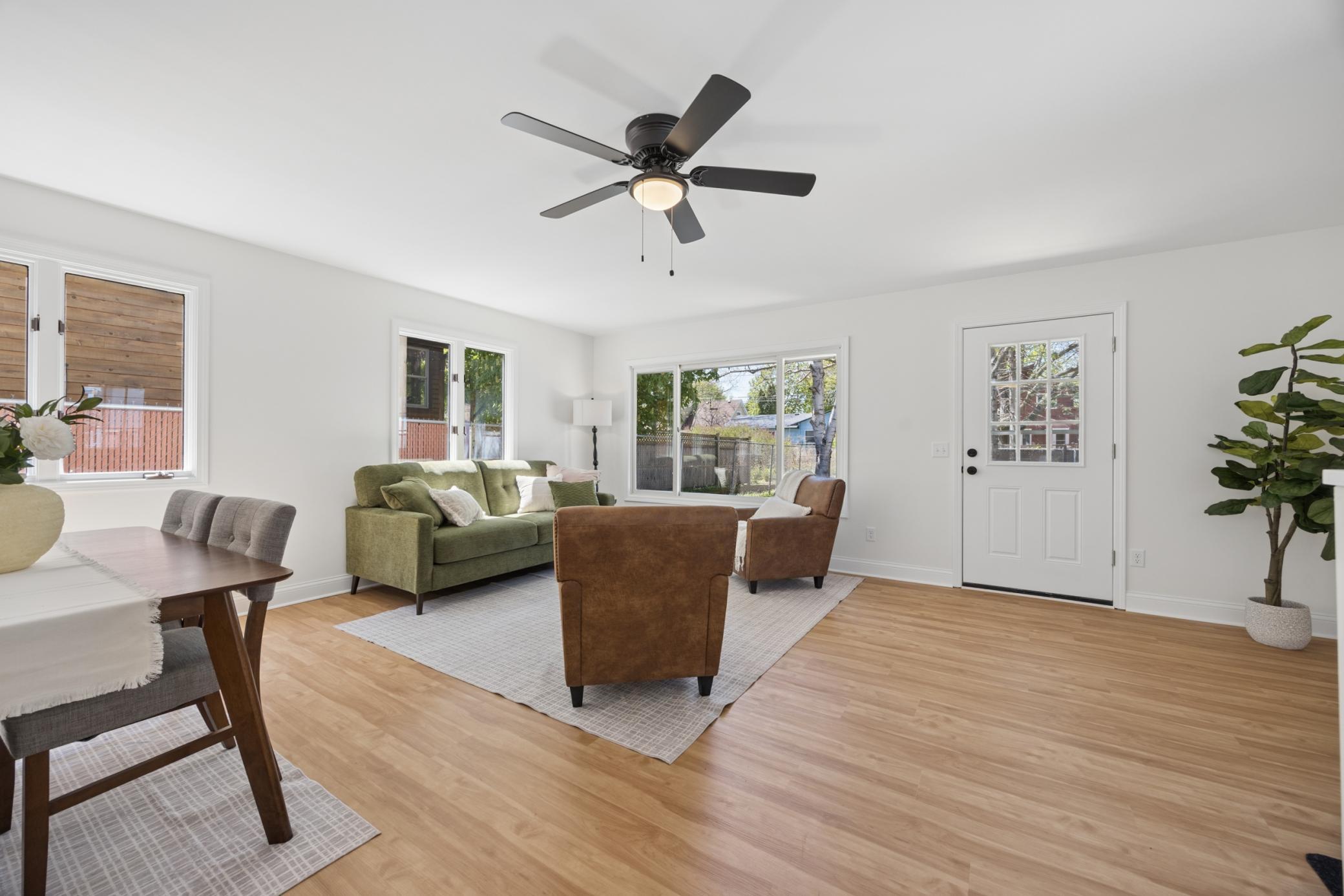 Rear living room