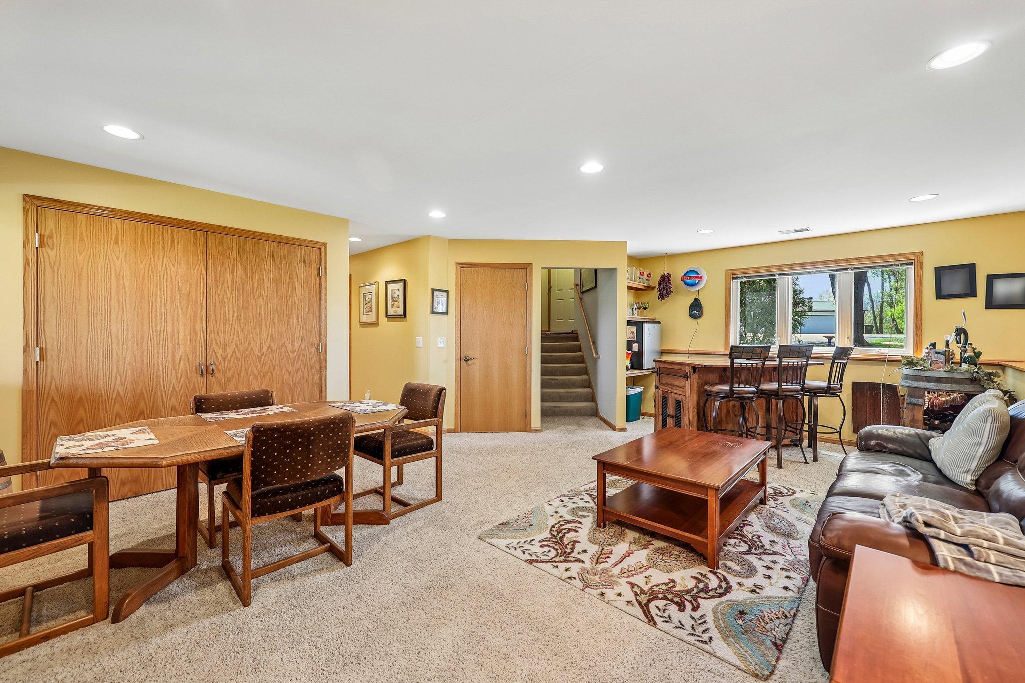 Lower level family room