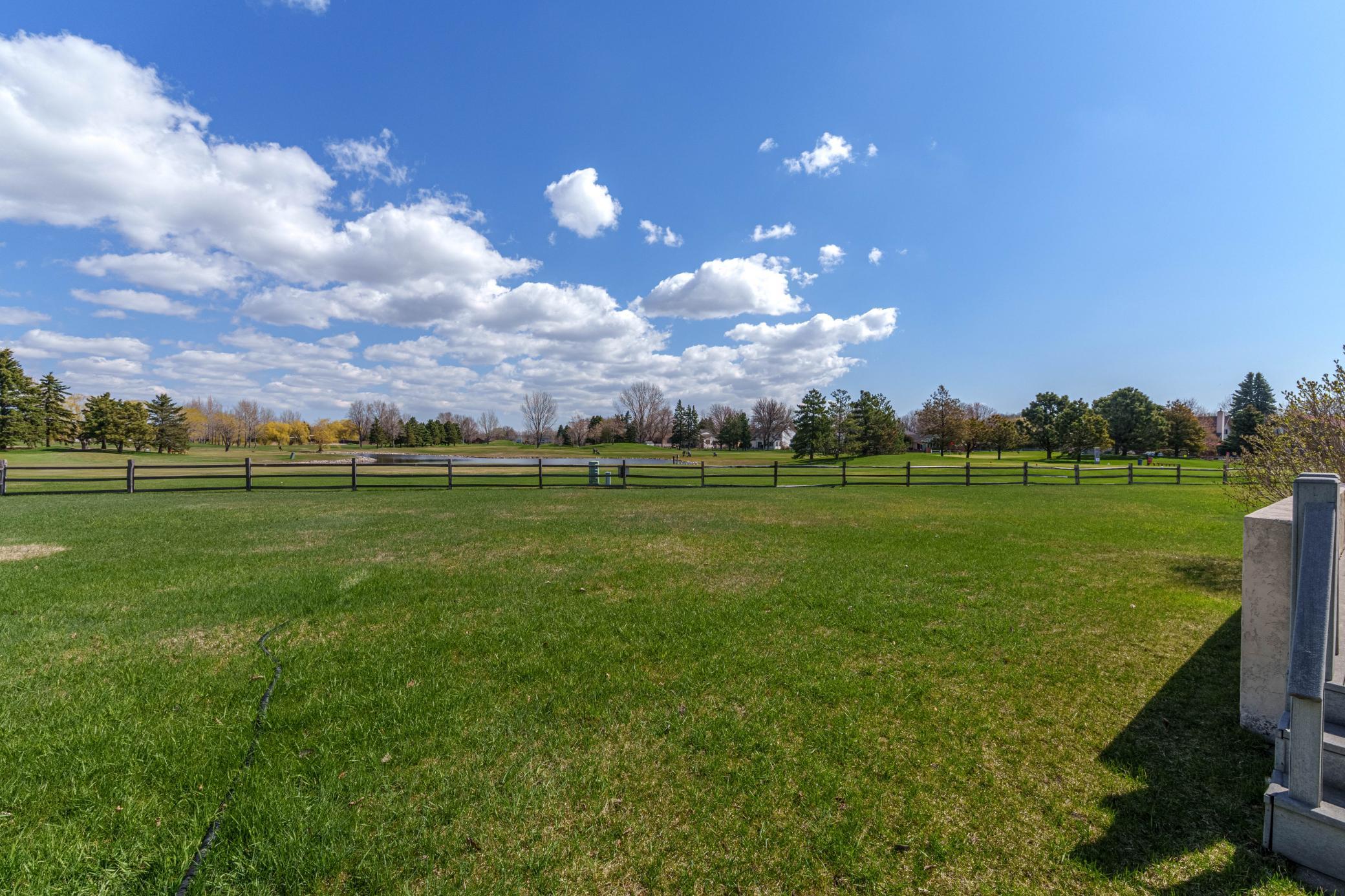 View from back patio