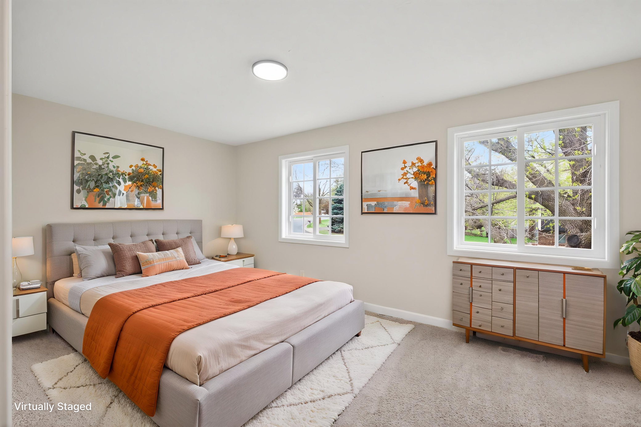 Primary Bedroom - Virtually Staged