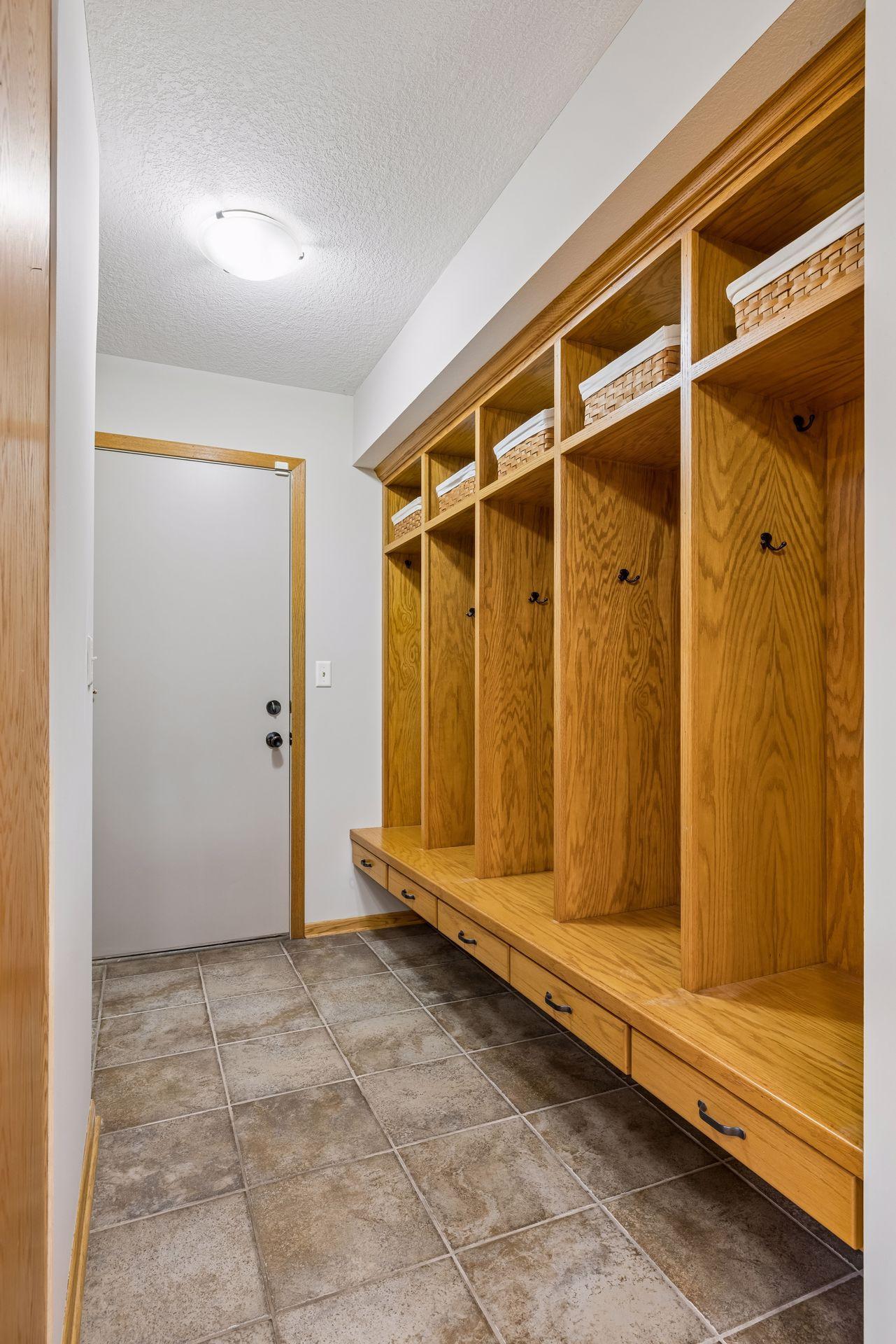 Mudroom off Garage