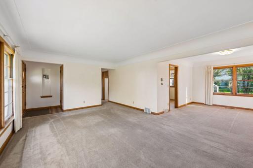 The front entry features a convenient closet perfect for keeping coats, shoes, and everyday essentials neatly tucked away.