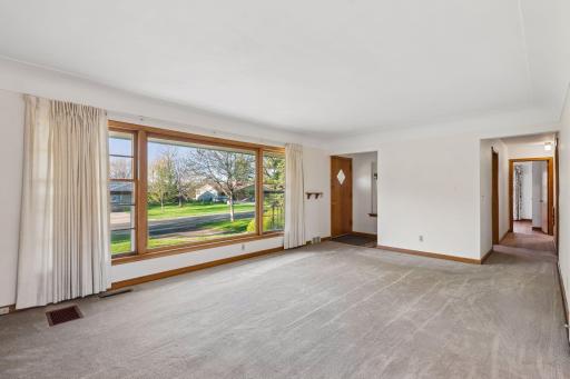 Abundant natural light floods for the space for an open and airy feel.