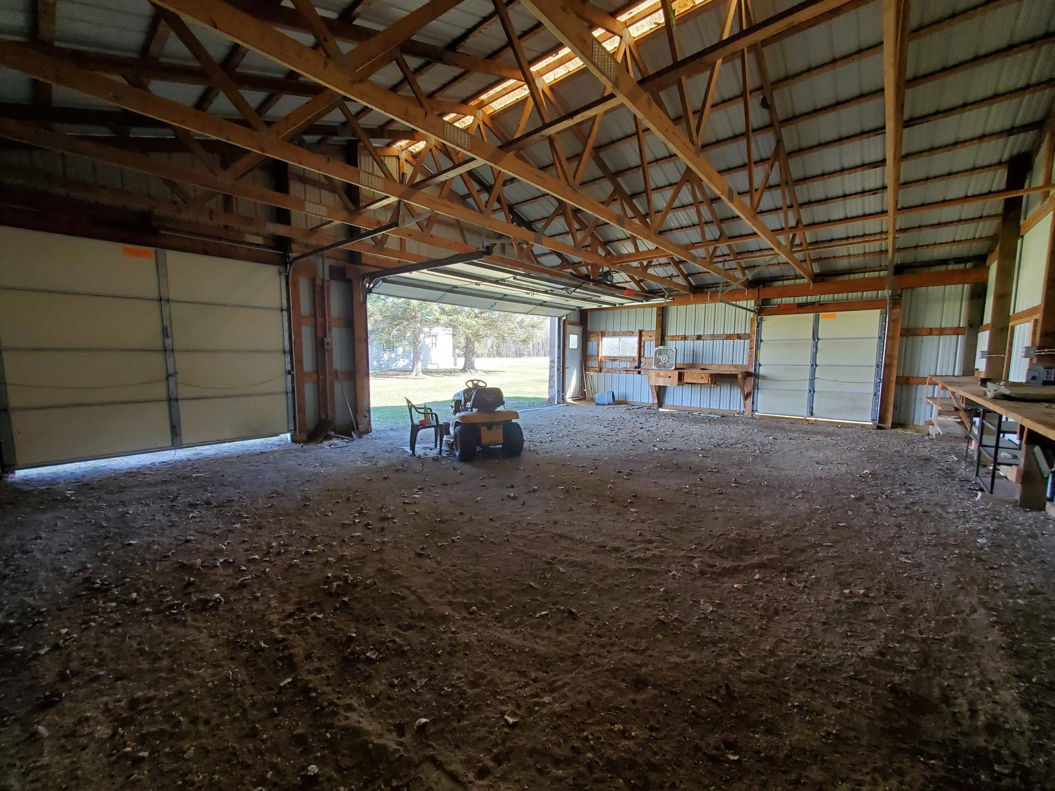 inside of garage