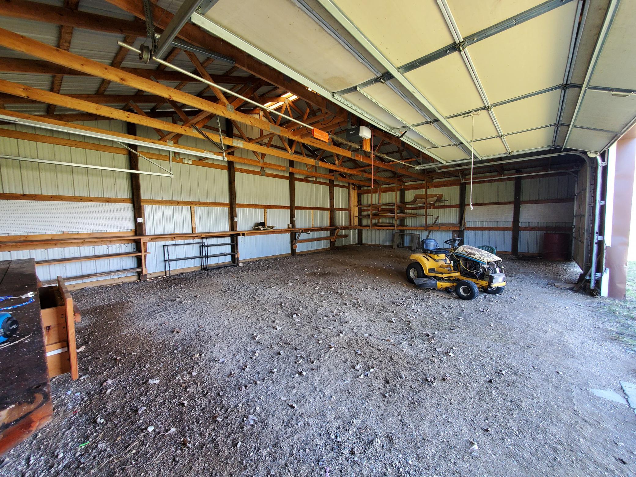 inside of garage