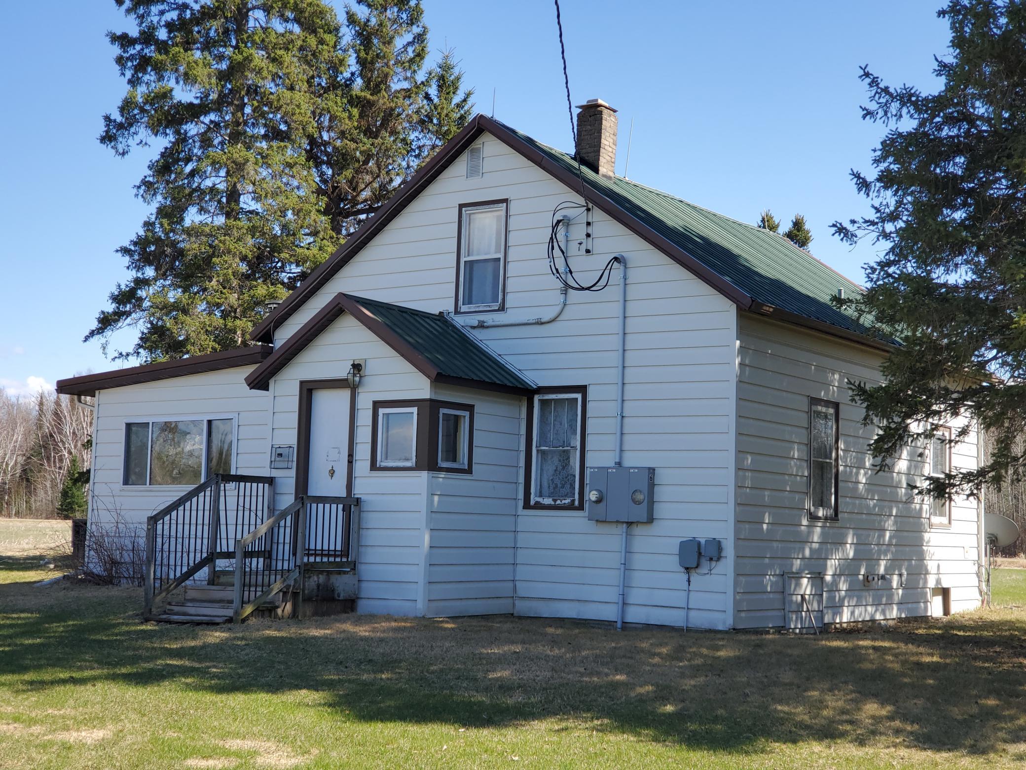 rear of home