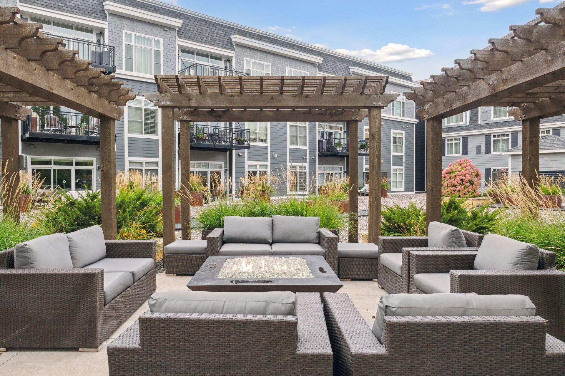 Common courtyard for residents