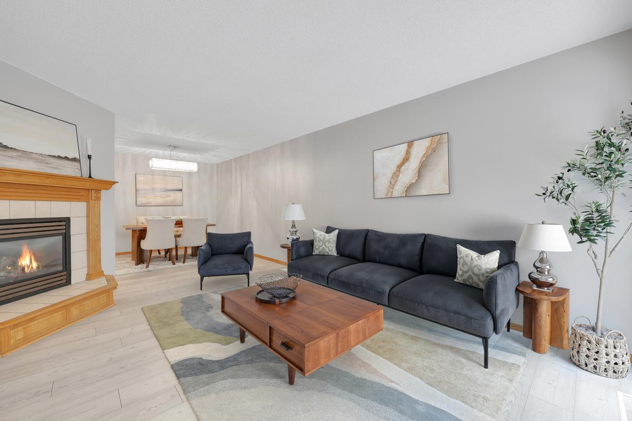Living room is open to dinning room