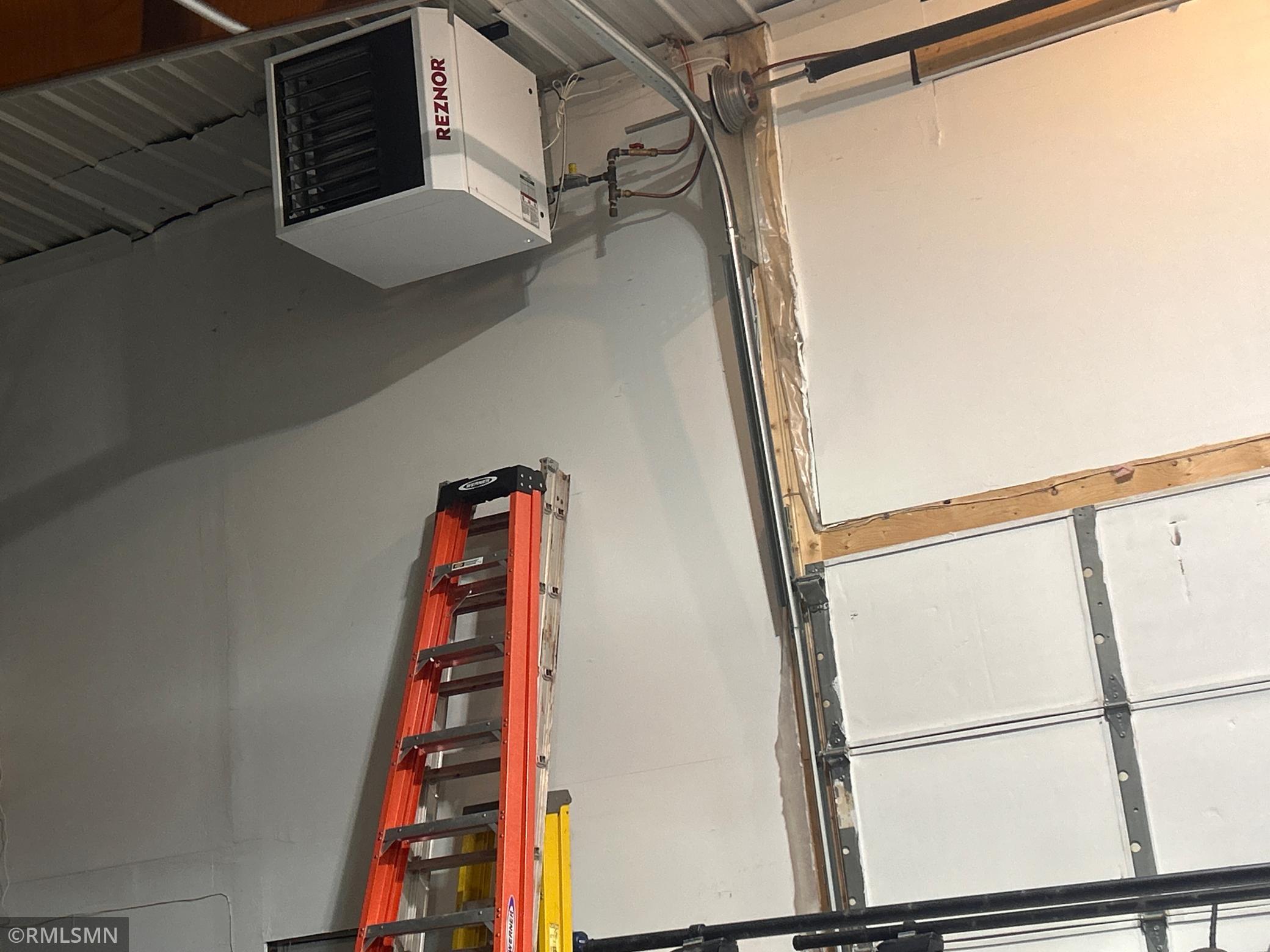 Shed Heater and Car Garage Door