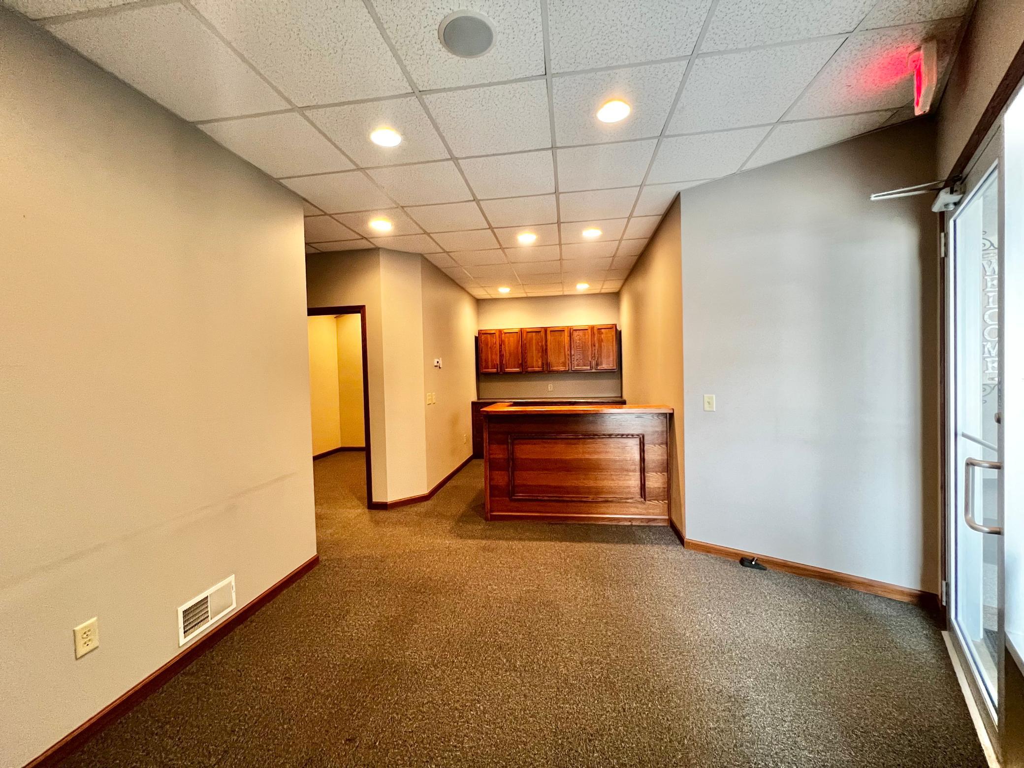Reception Desk and Waiting Area.