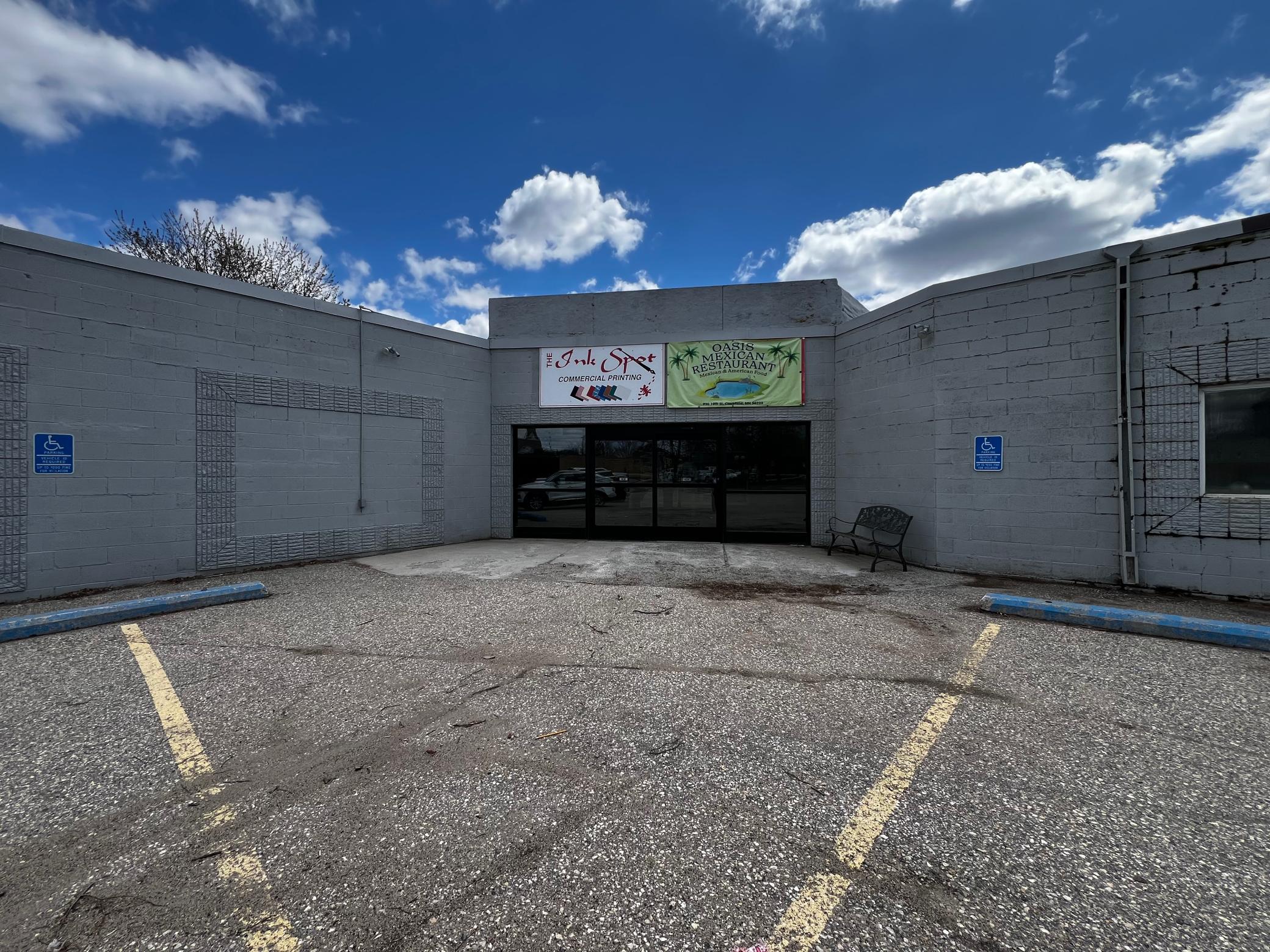 Exterior of the Building & Front Doorway.
