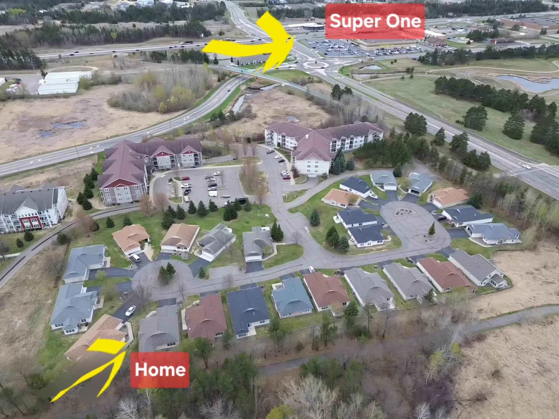 Close to Super One grocery store