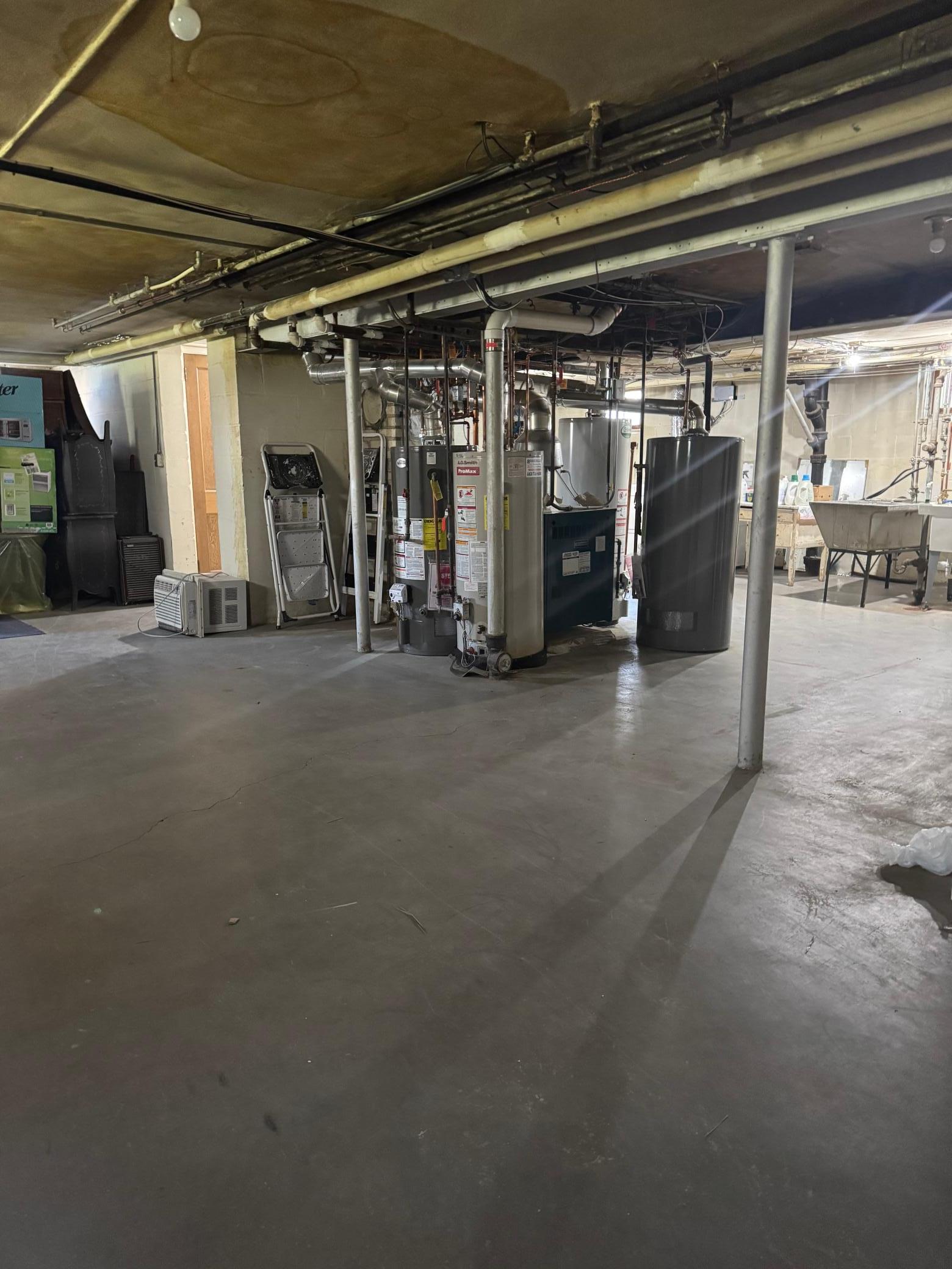 Clean basement