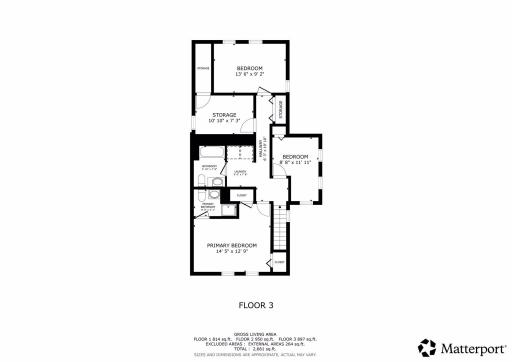 Upper Level Floorplan