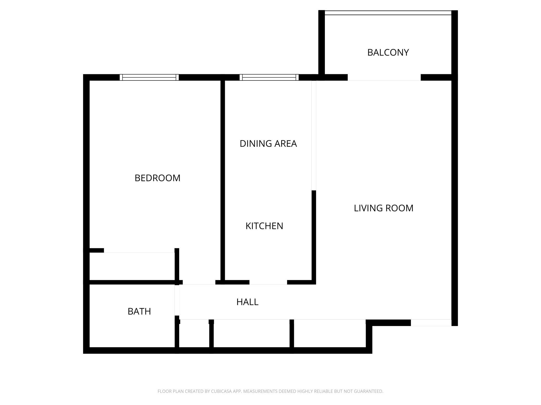 Floor plan of unit 309