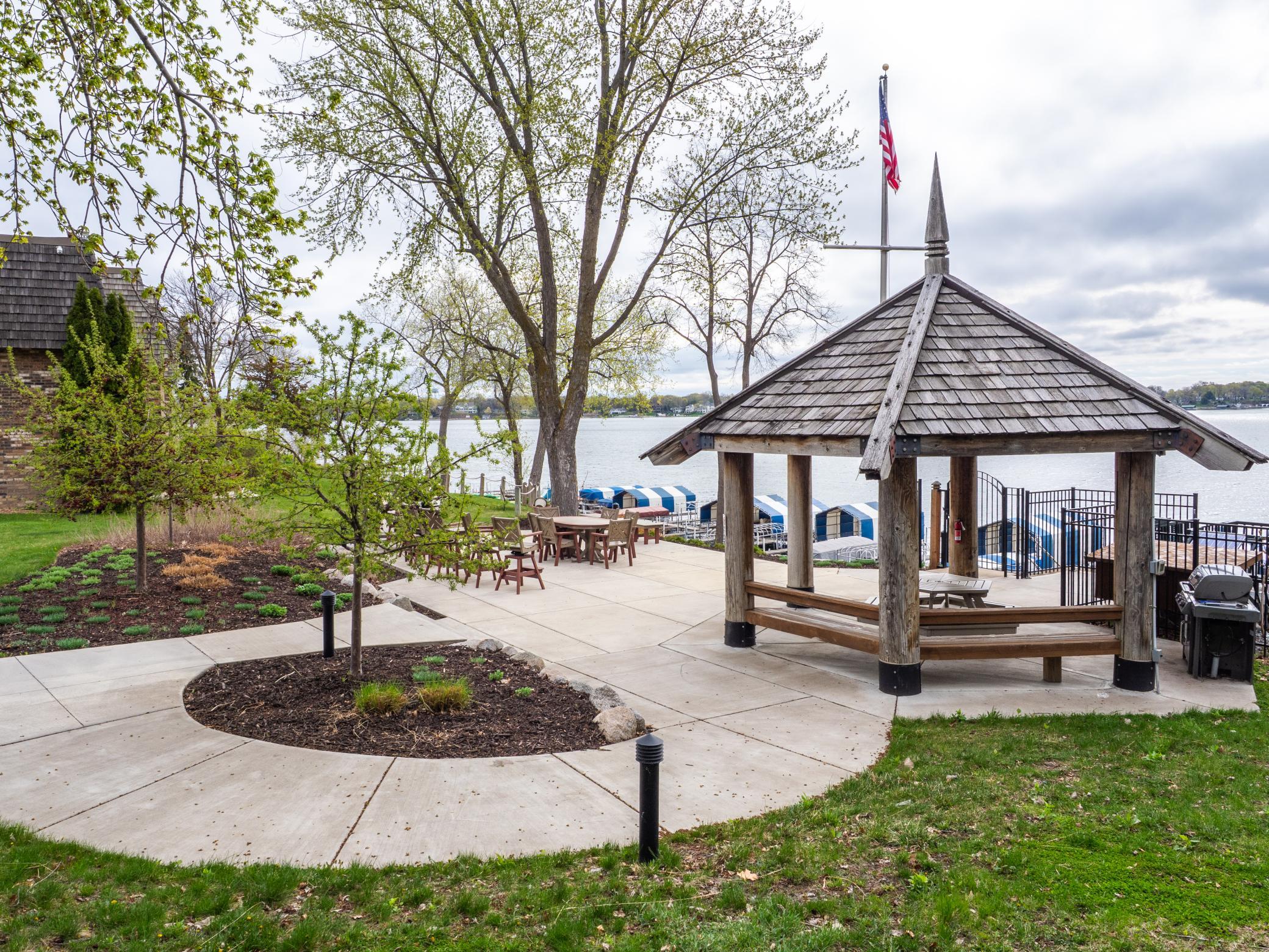 Gazebo with grills