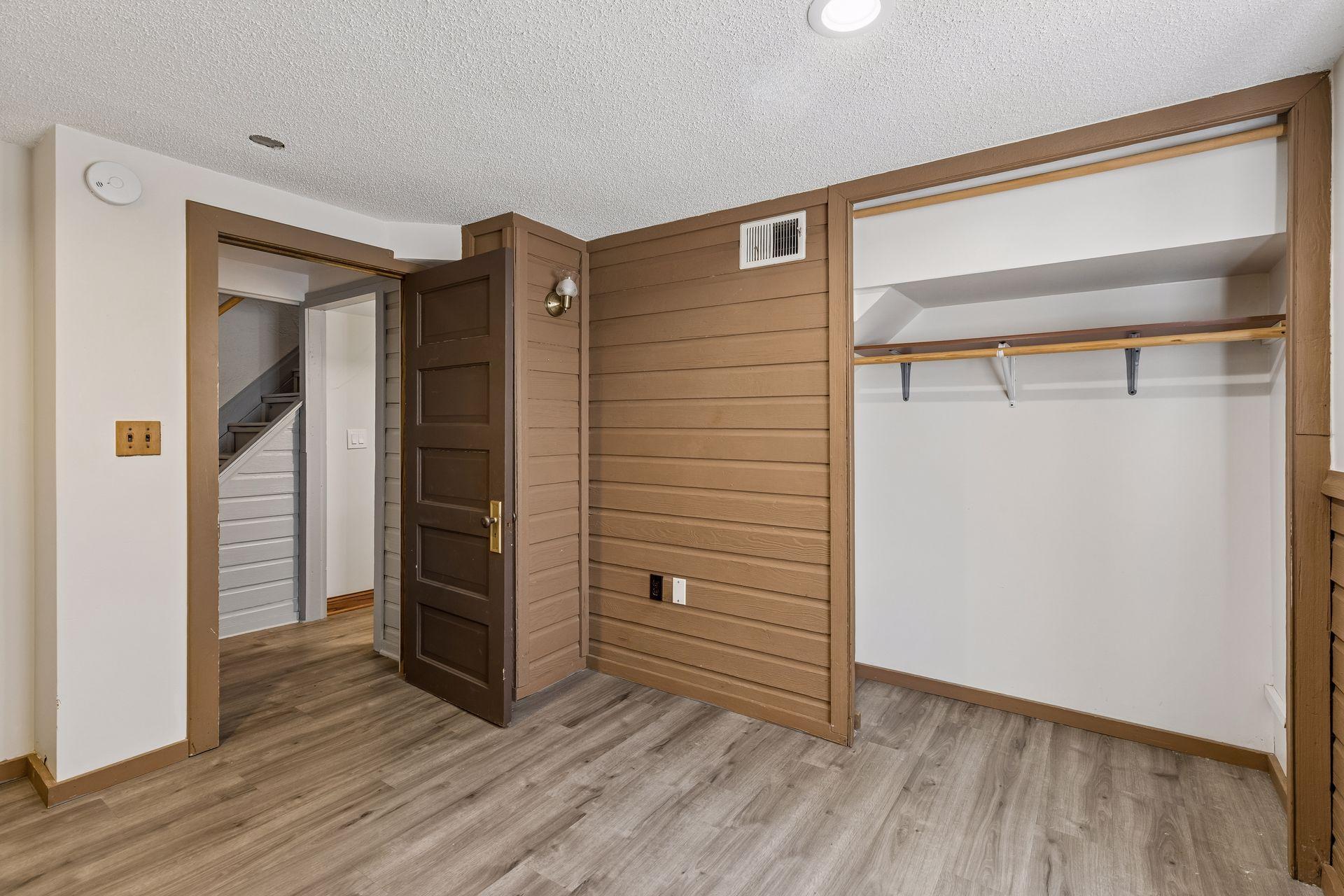 Basement bedroom