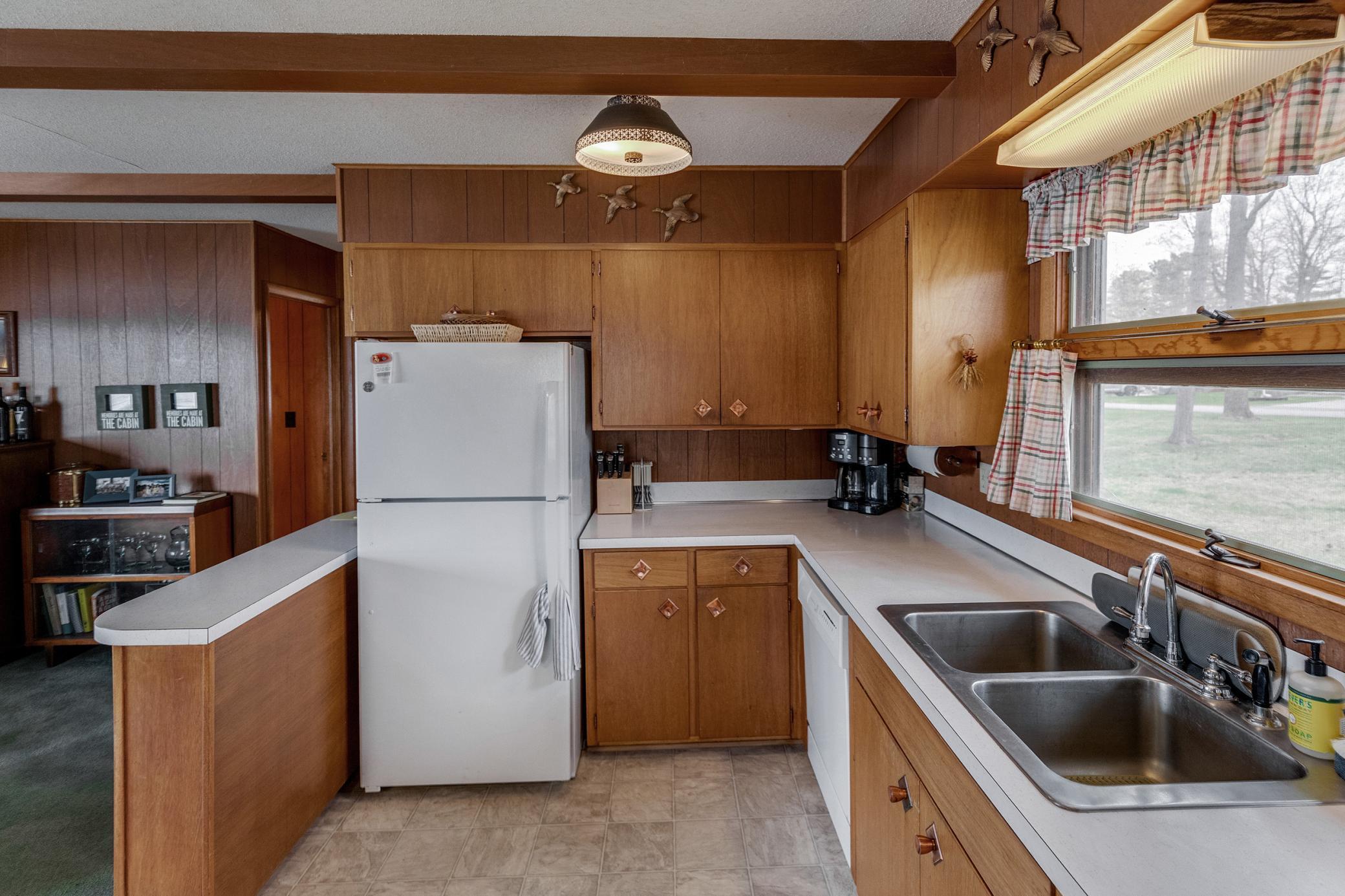 Kitchen has room for helpers!