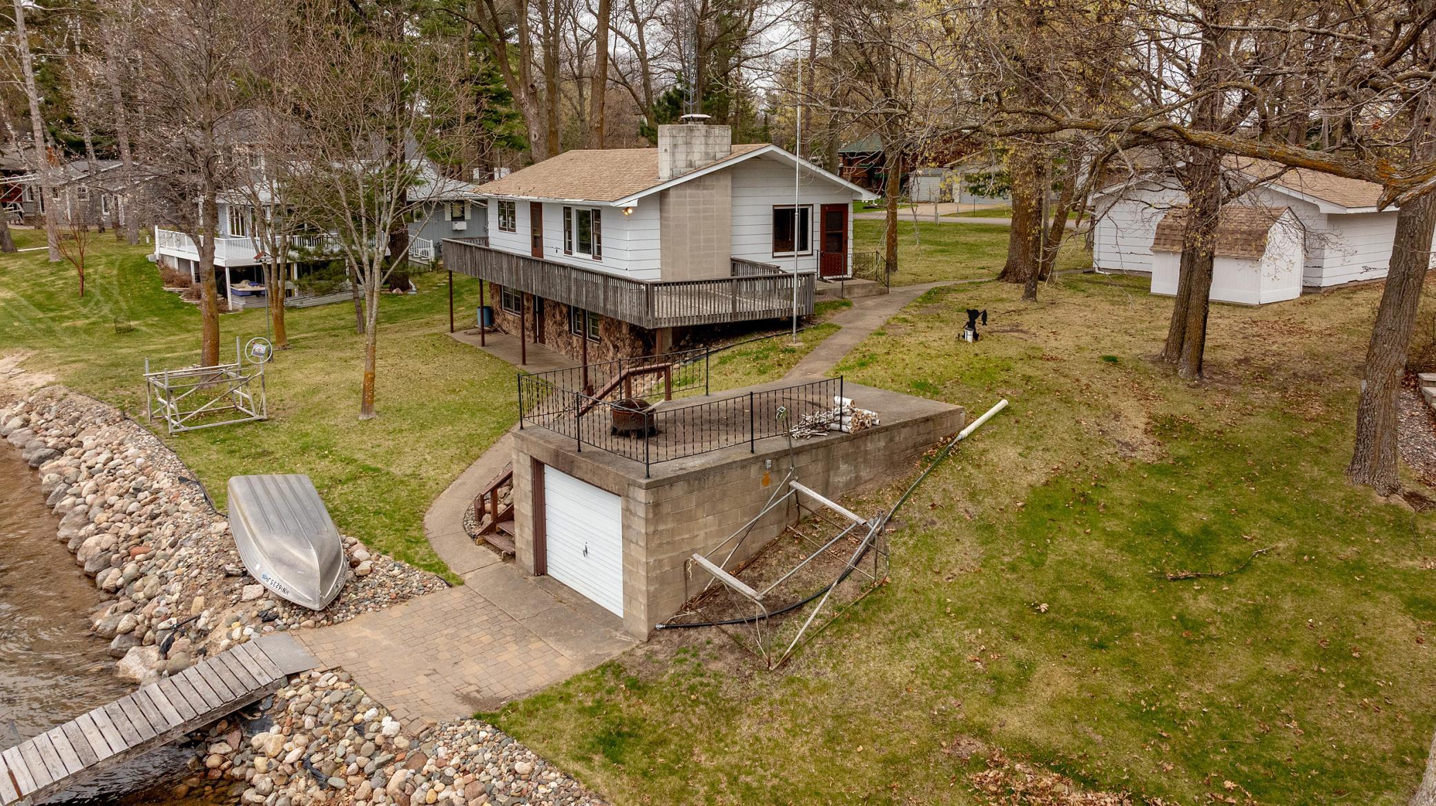 Wide angle of the property.