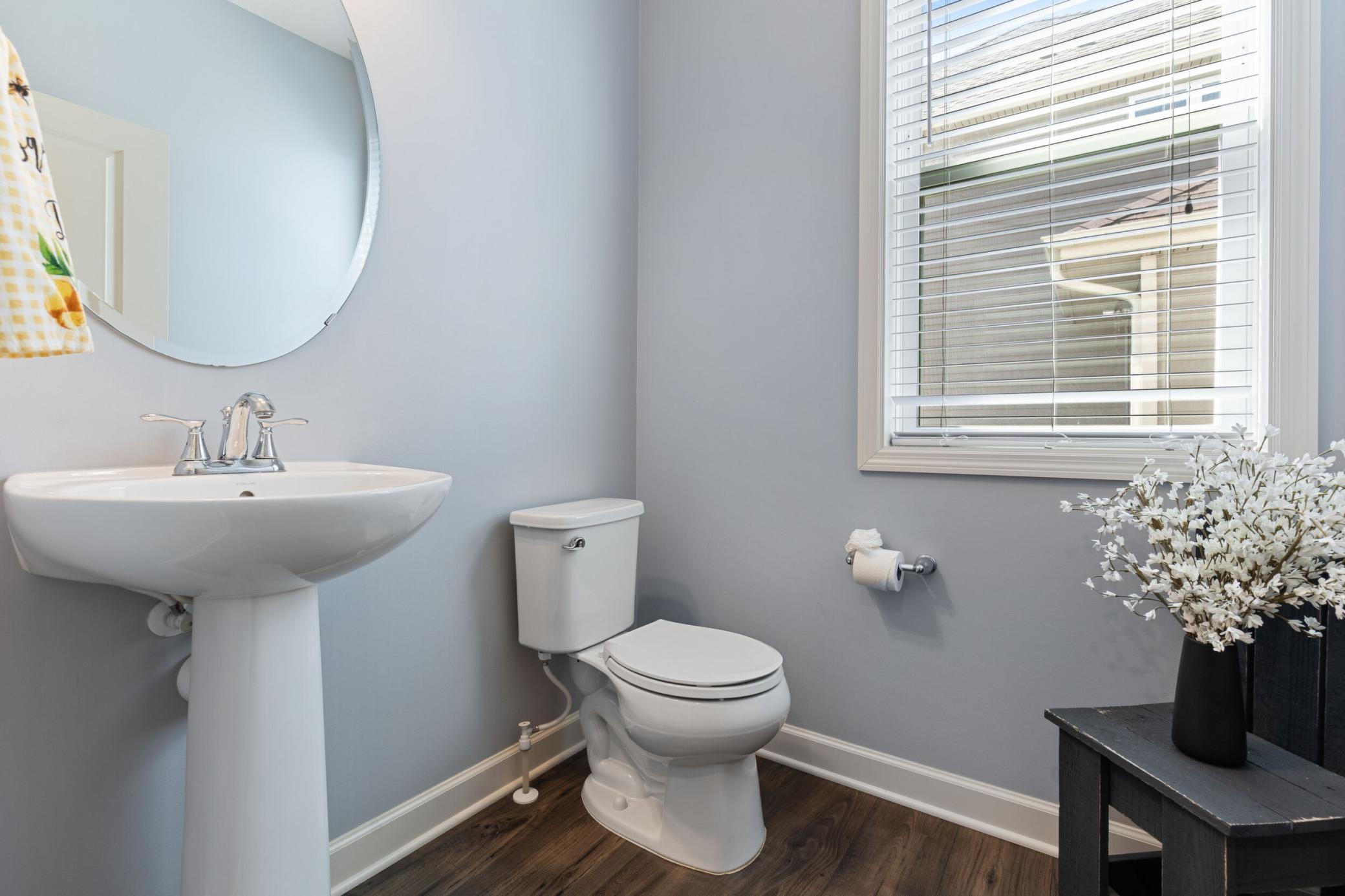 Main floor powder room