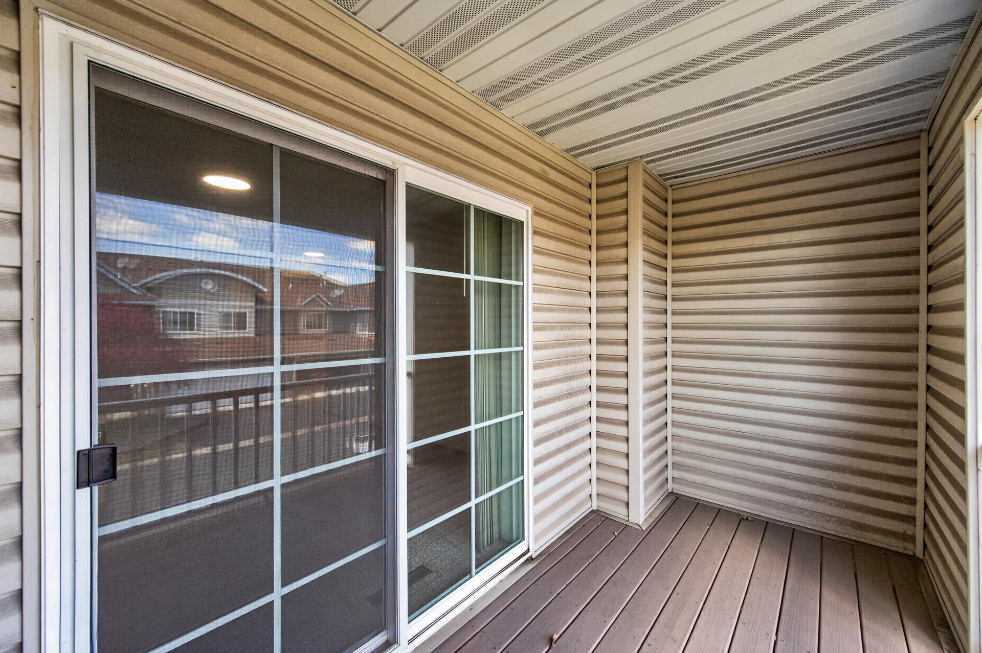 Deck/balcony off the primary bedroom.