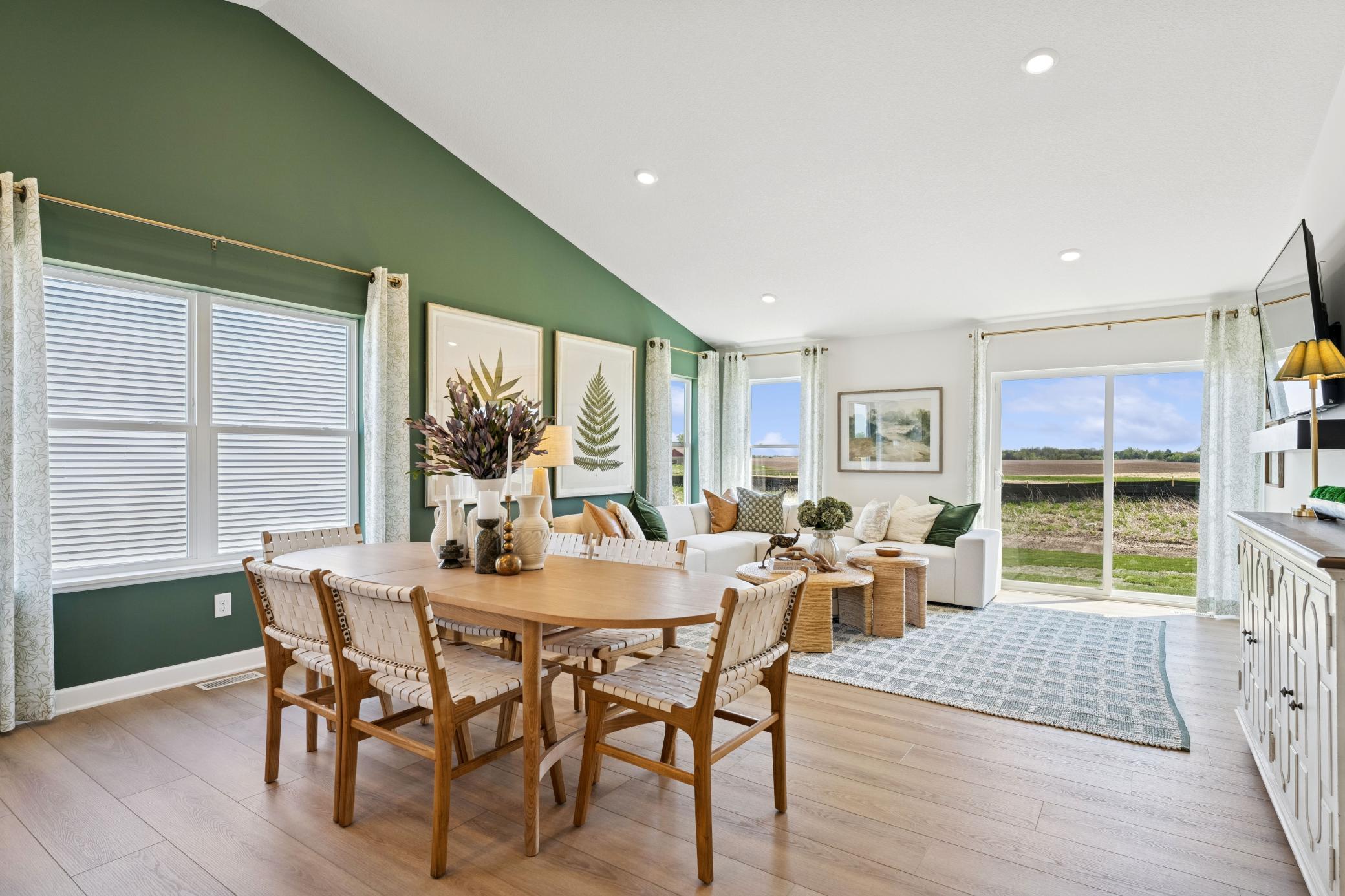 Photos are of the actual model home
