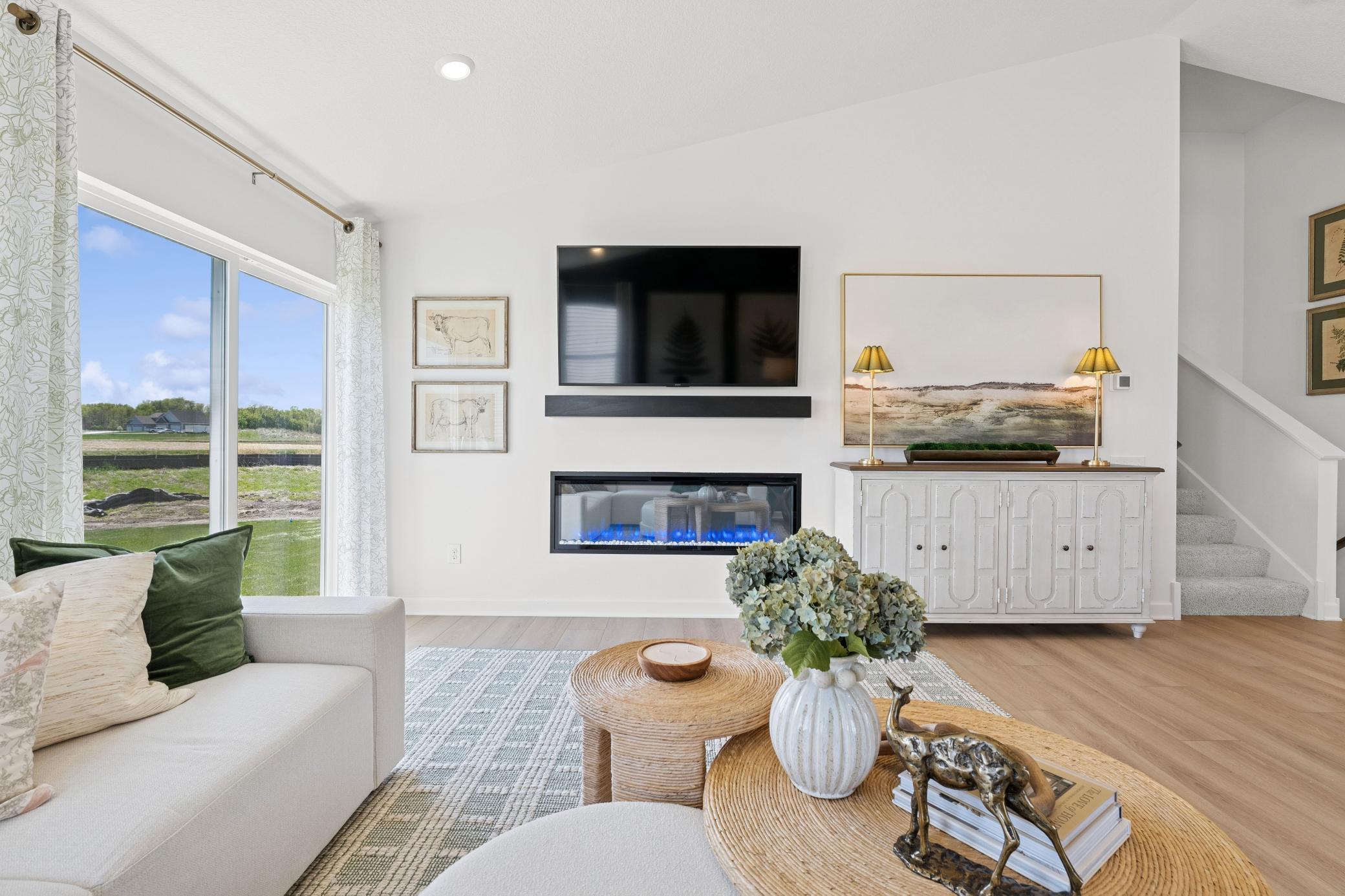 Photos are of the actual model home
