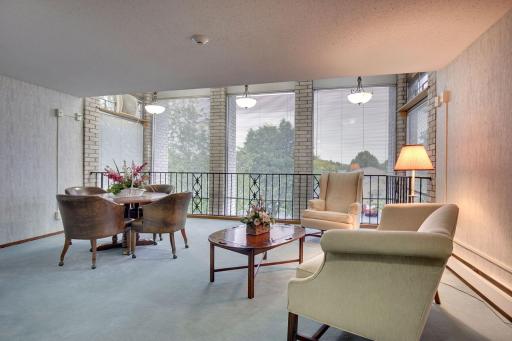 Each floor has a lobby gathering space.