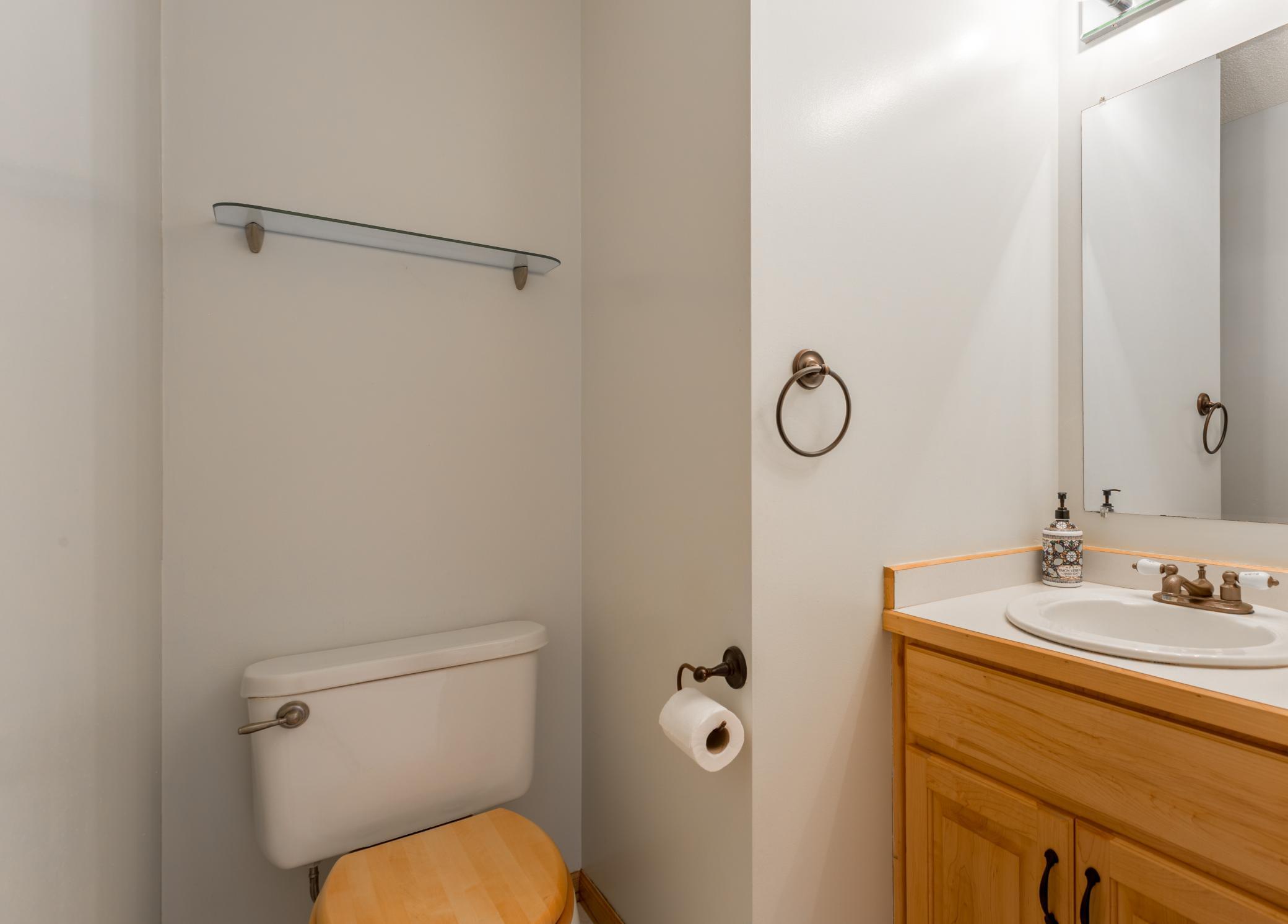 Main floor powder room