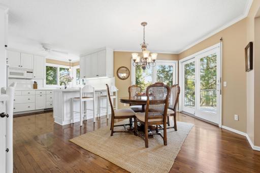 Informal Dining Area Filled with Natural Light