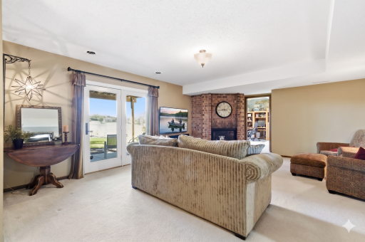 Walkout Lower Level Family Room with Patio Access