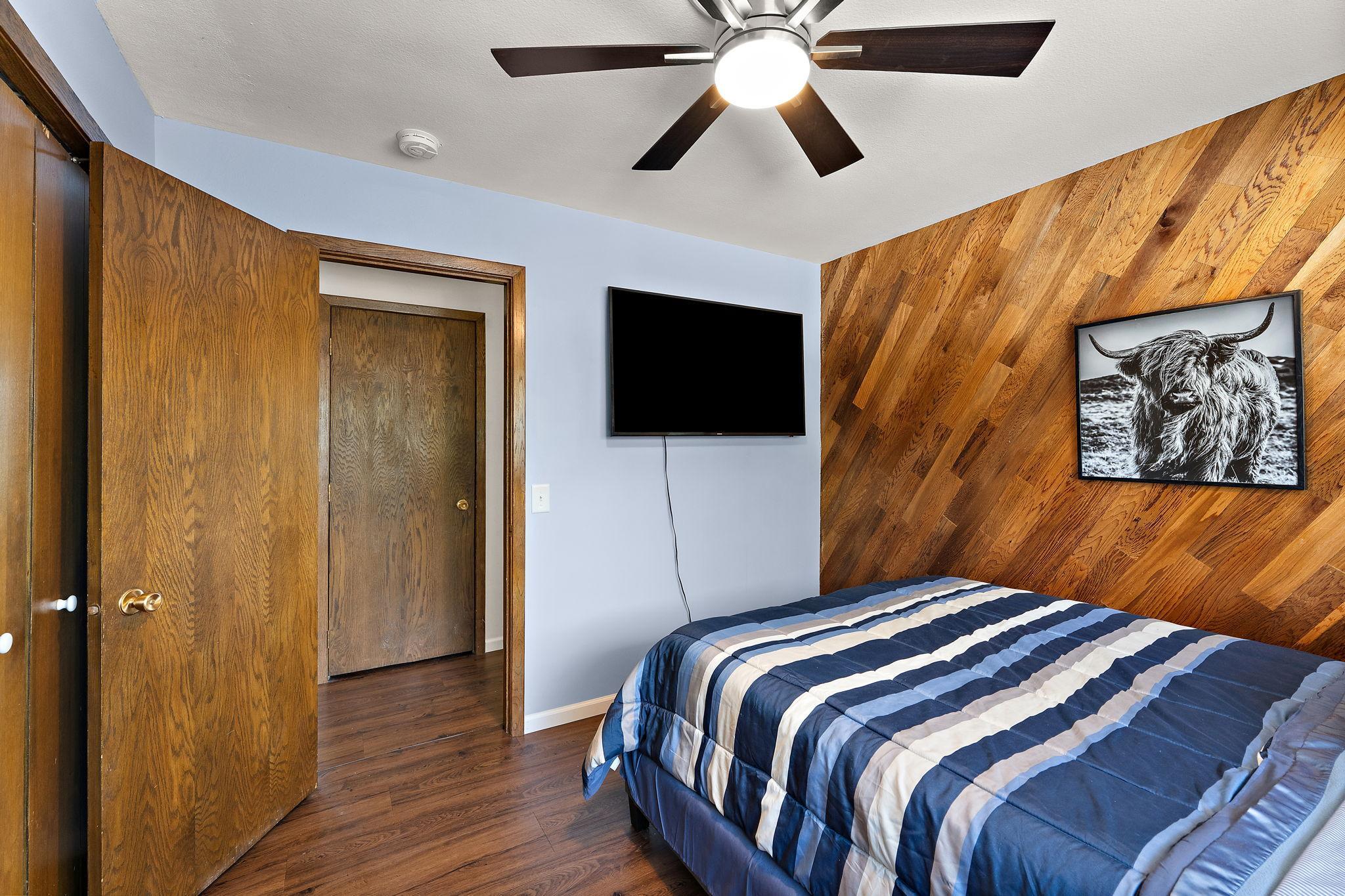 Beautiful wood plank wall.