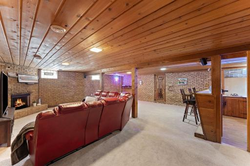 In the lower level you will find a huge family room- large enough for a 7 seat couch, with room to spare!