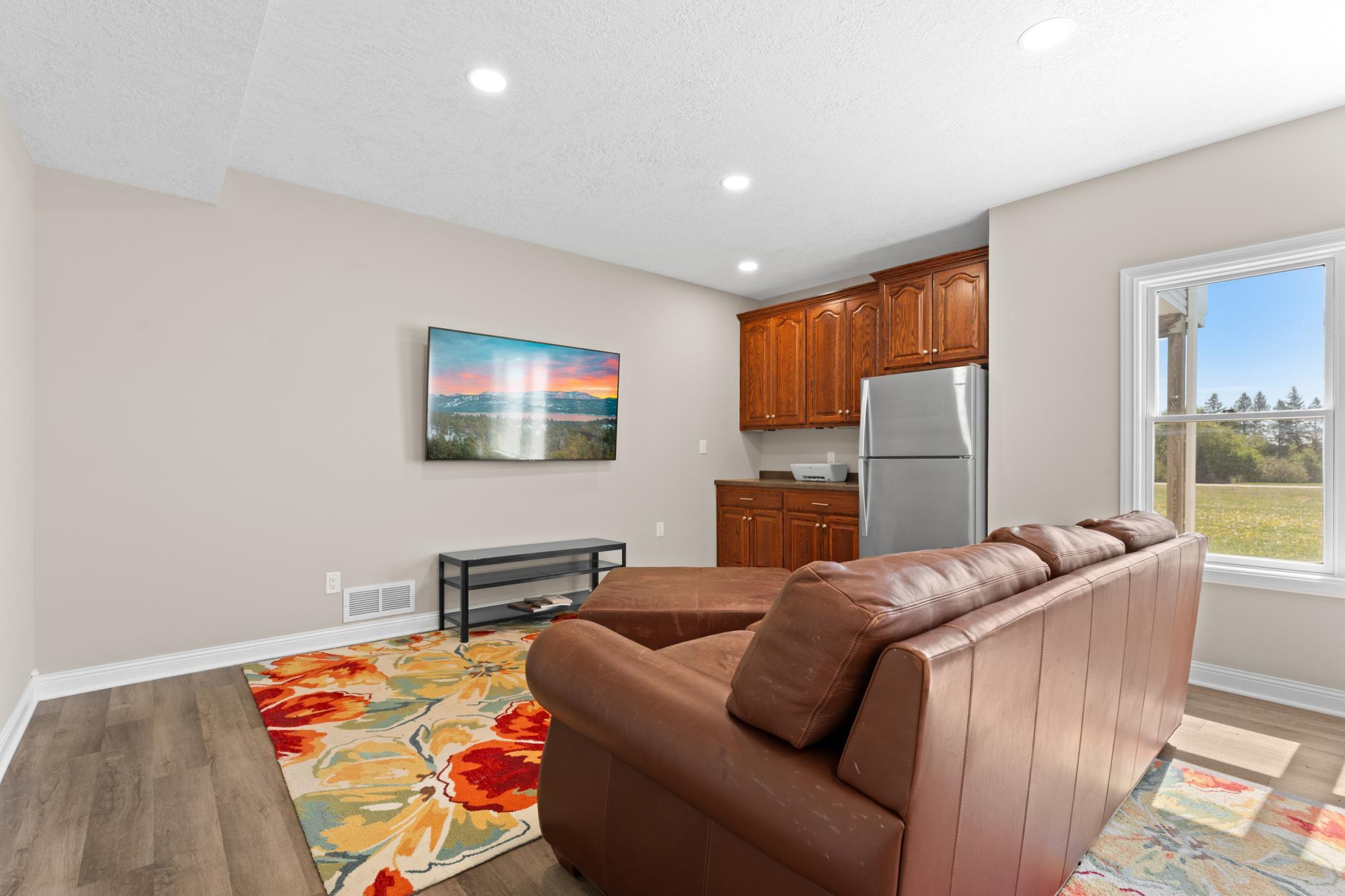 Family room off of the pool