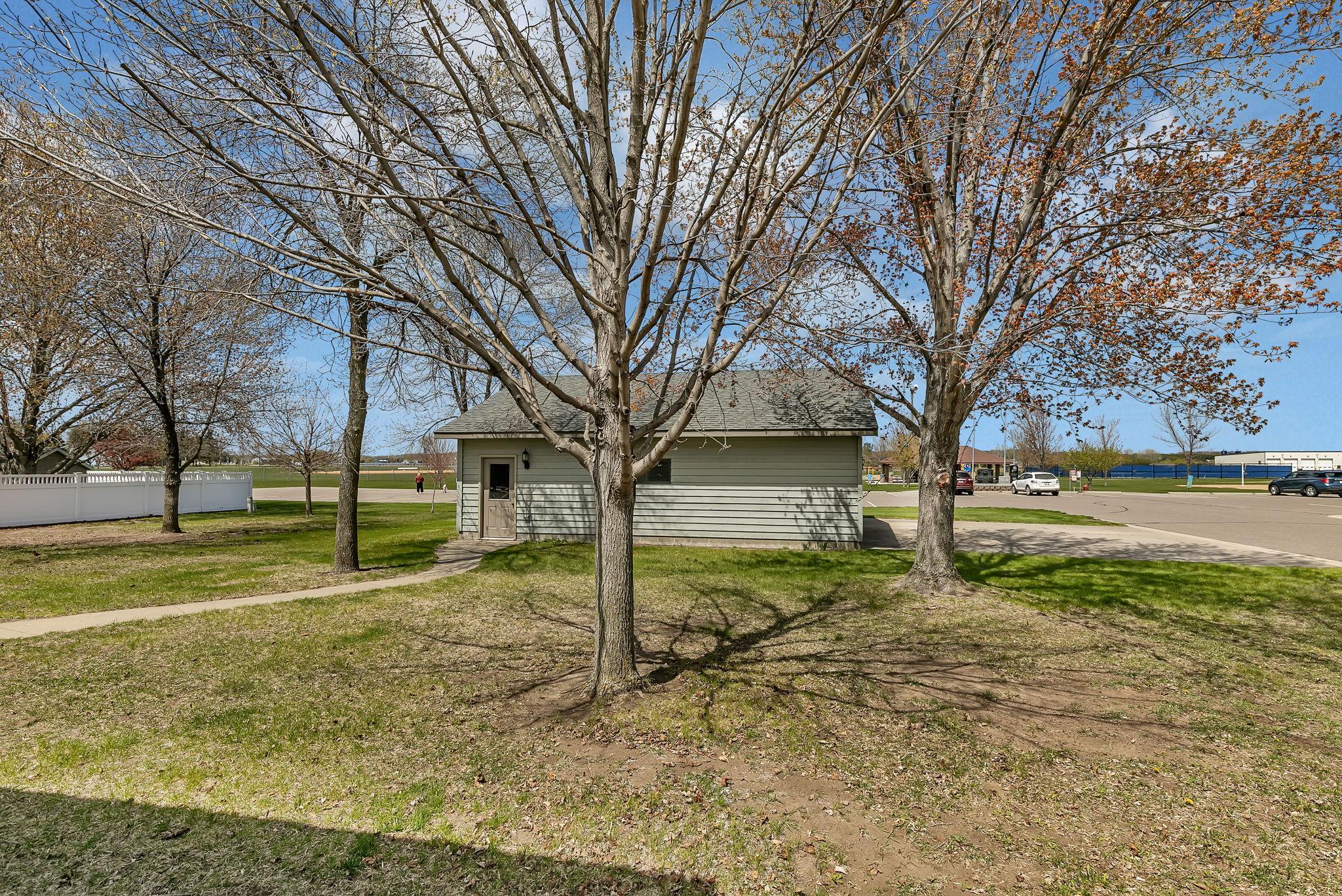 Walkway to back shed from house