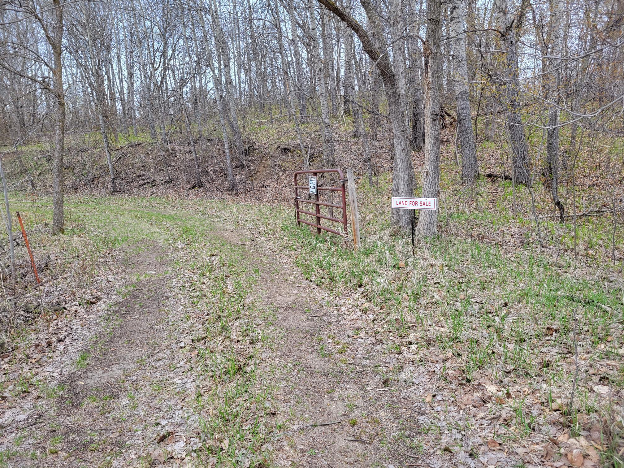 property begins beyond the gate