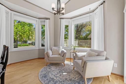 This will be your favorite spot to cozy up and read a book, have a glass of wine in the evenings, or socialize with the family!