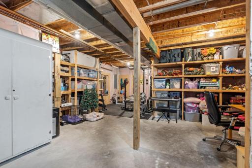 The basement provides enough room for storage, a workout space, extra office space - whatever you need!