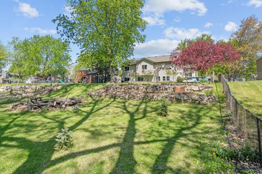 Additional view of the yard & back of the home.