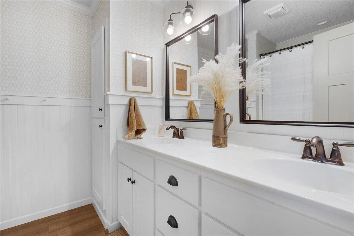 Double Sink in Primary Bathroom
