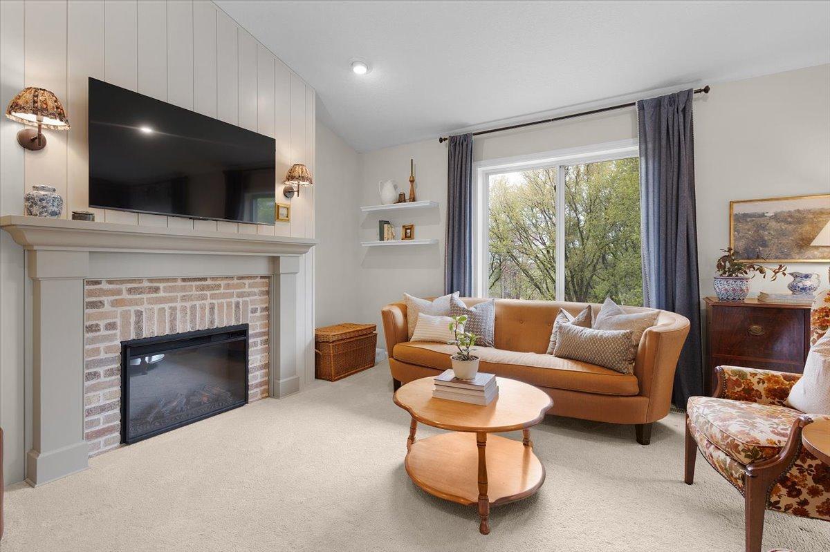 Living Room with Fireplace