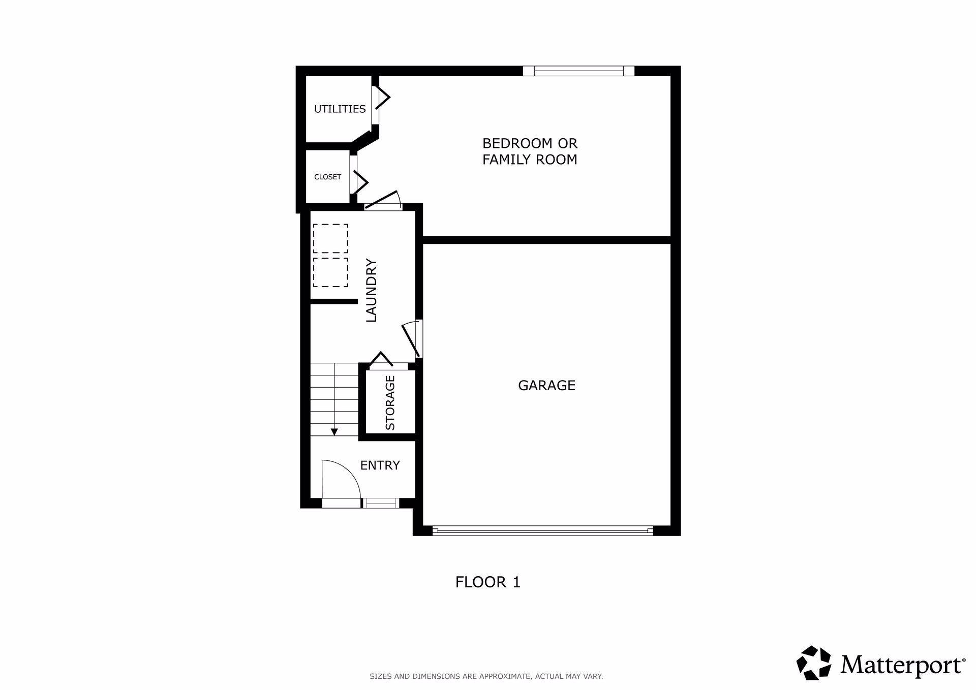 Lower level floorplan